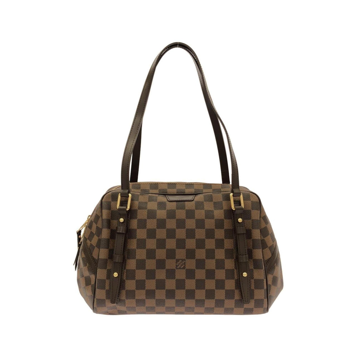 Louis Vuitton Brown Coated Canvas Shoulder Bag (Pre-Owned)