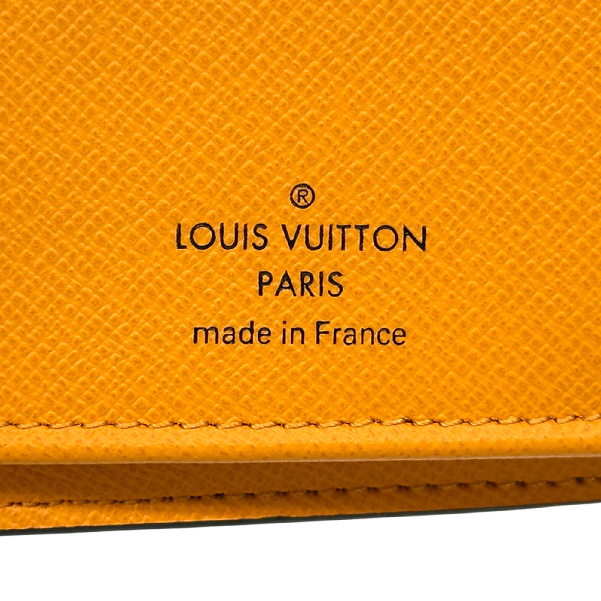 Louis Vuitton Brown Monogram Macassar Orange Saffron Monogram Long Wallet (Bi-Fold) (Pre-Owned)
