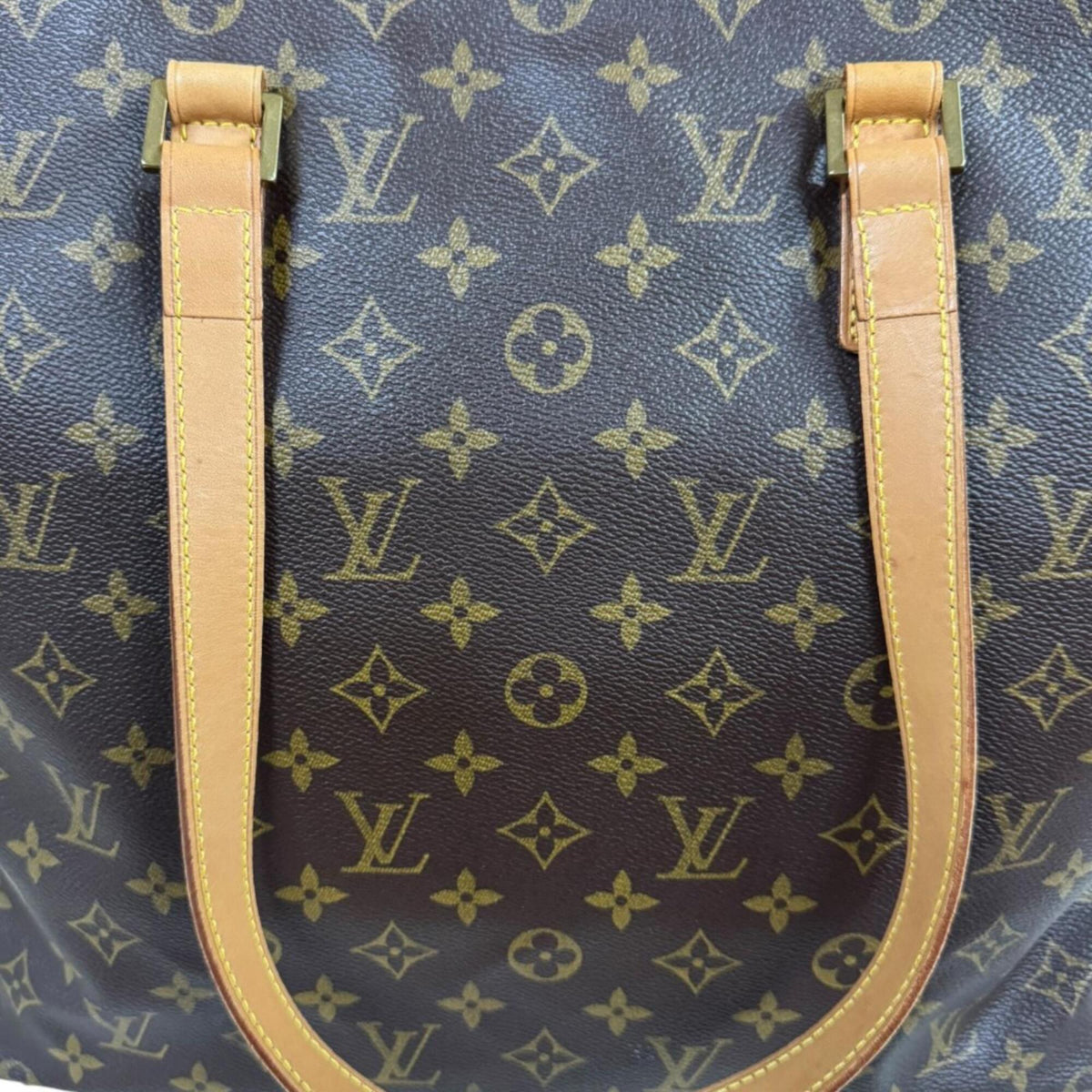 Louis Vuitton Brown Monogram Canvas Tote Bag (Pre-Owned)