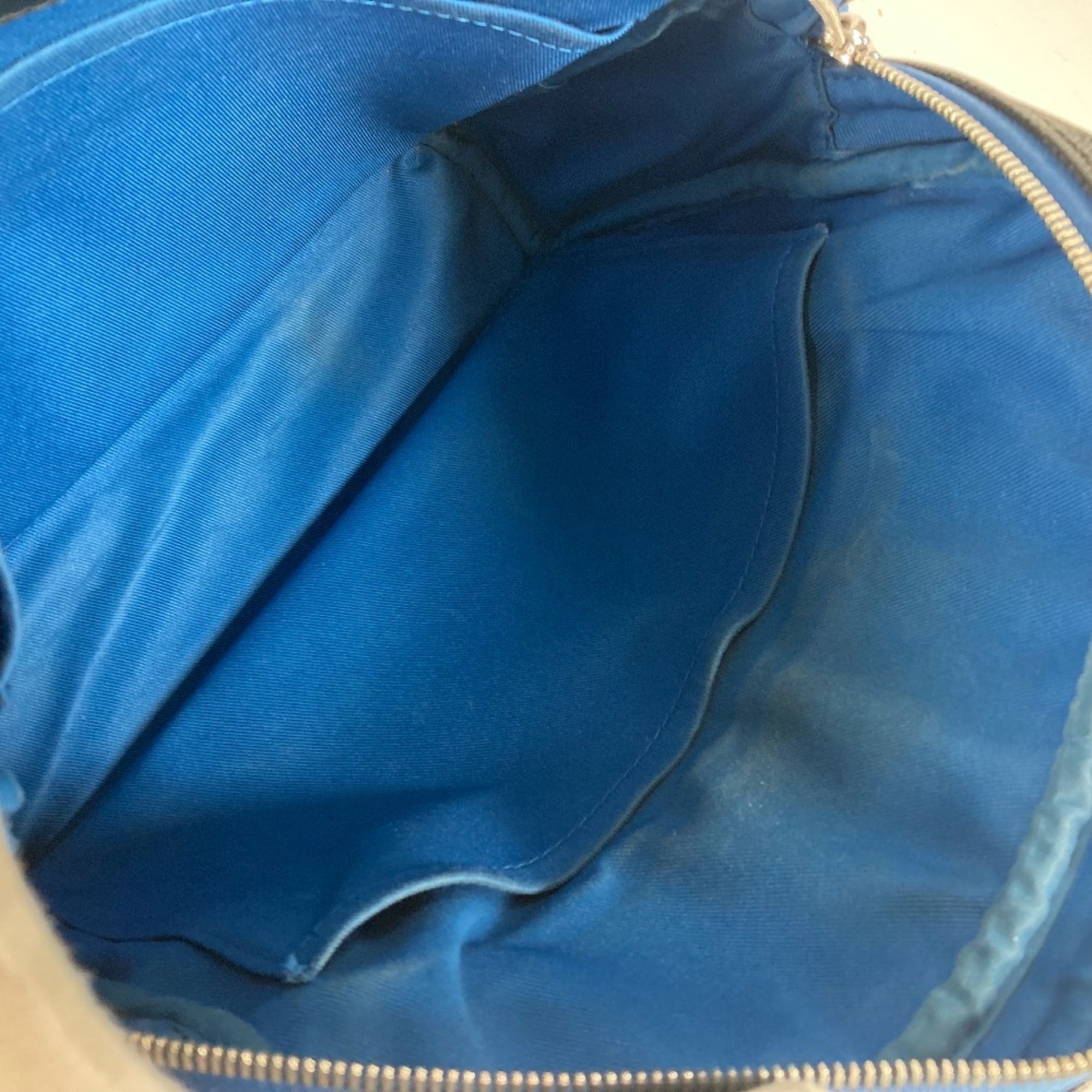 Louis Vuitton Black Blue Damier Graphite Shoulder Bag (Pre-Owned)
