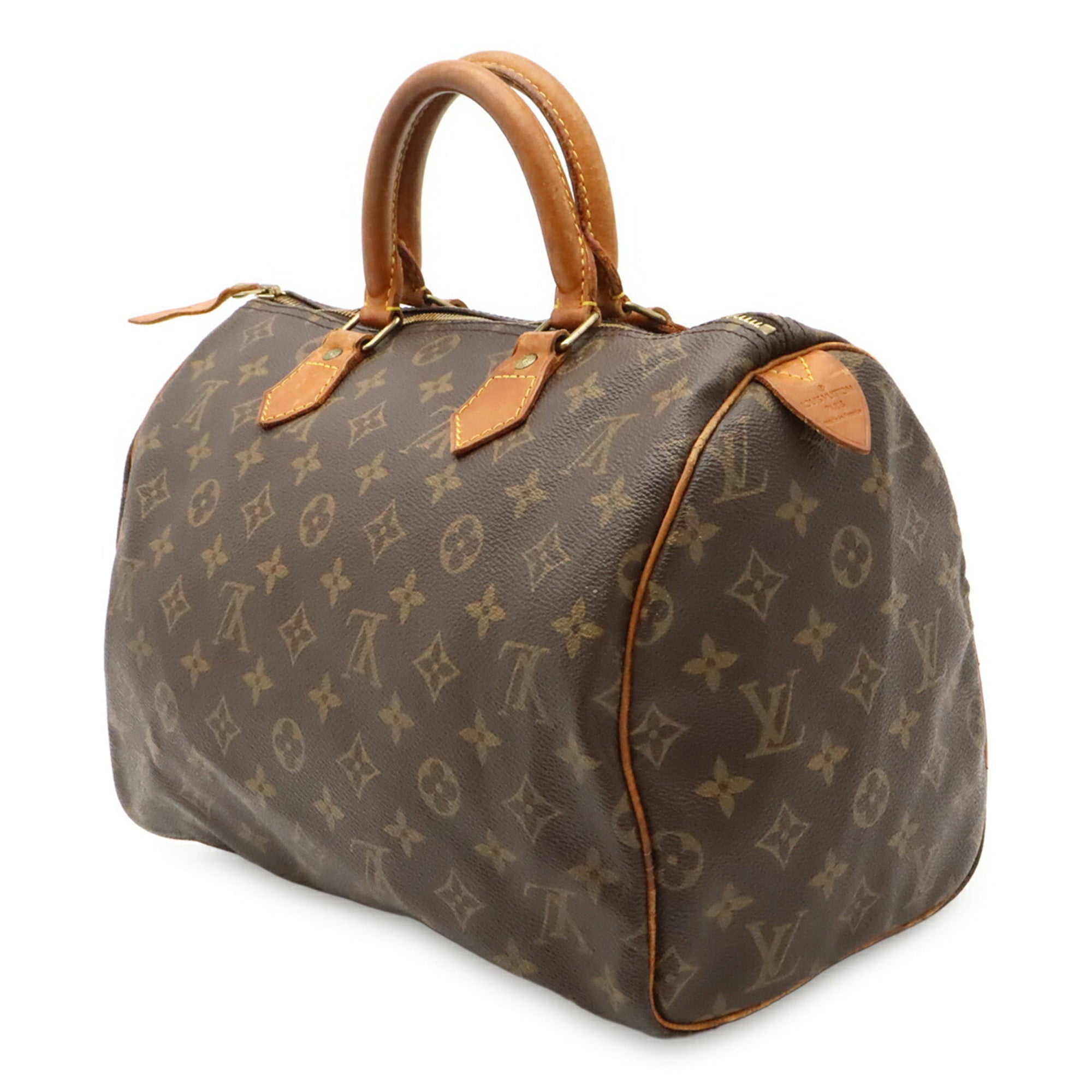 Louis Vuitton Brown Monogram Canvas Pvc Coated Canvas Handbag (Pre-Owned)