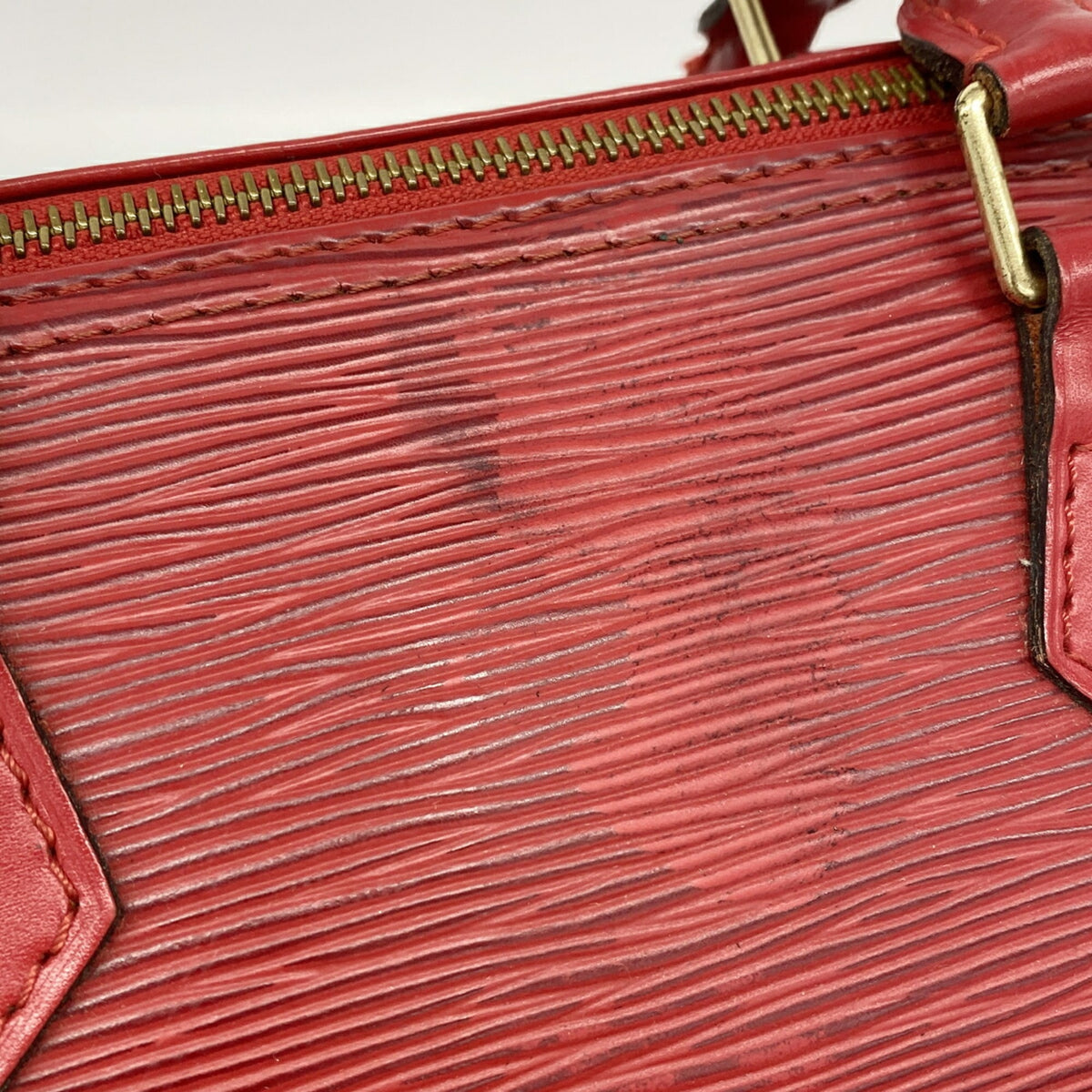 Louis Vuitton Castilian Red Handbag (Pre-Owned)