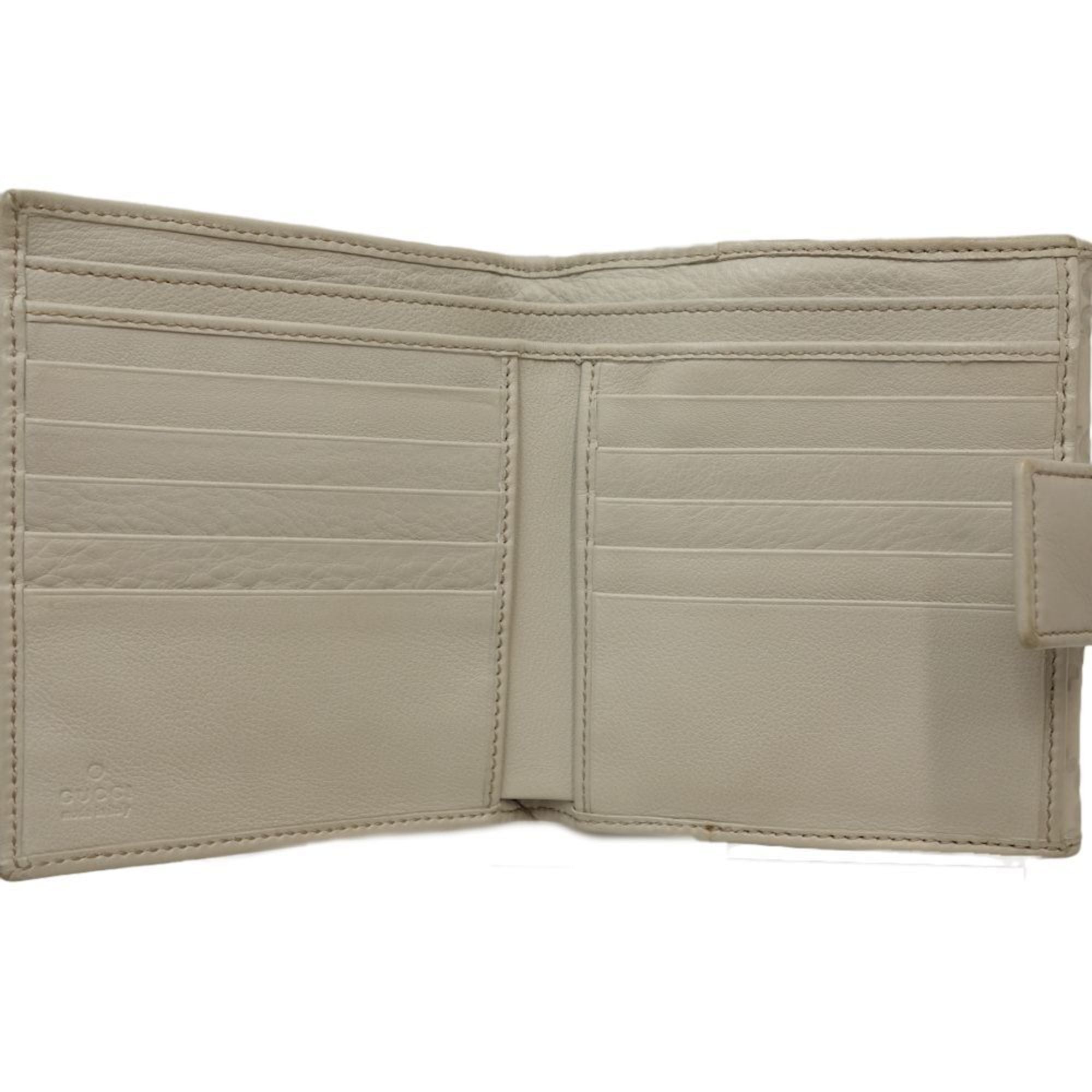 Gucci Ivory Leather Wallet (Bi-Fold) (Pre-Owned)