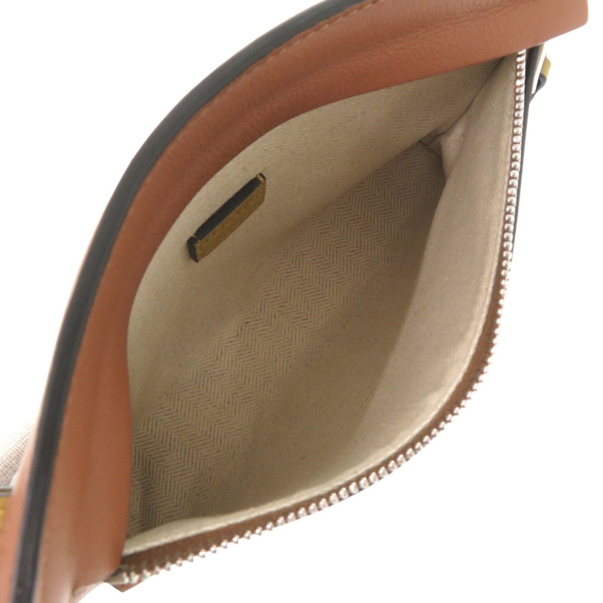 Loewe Brown Leather Pouch (Pre-Owned)