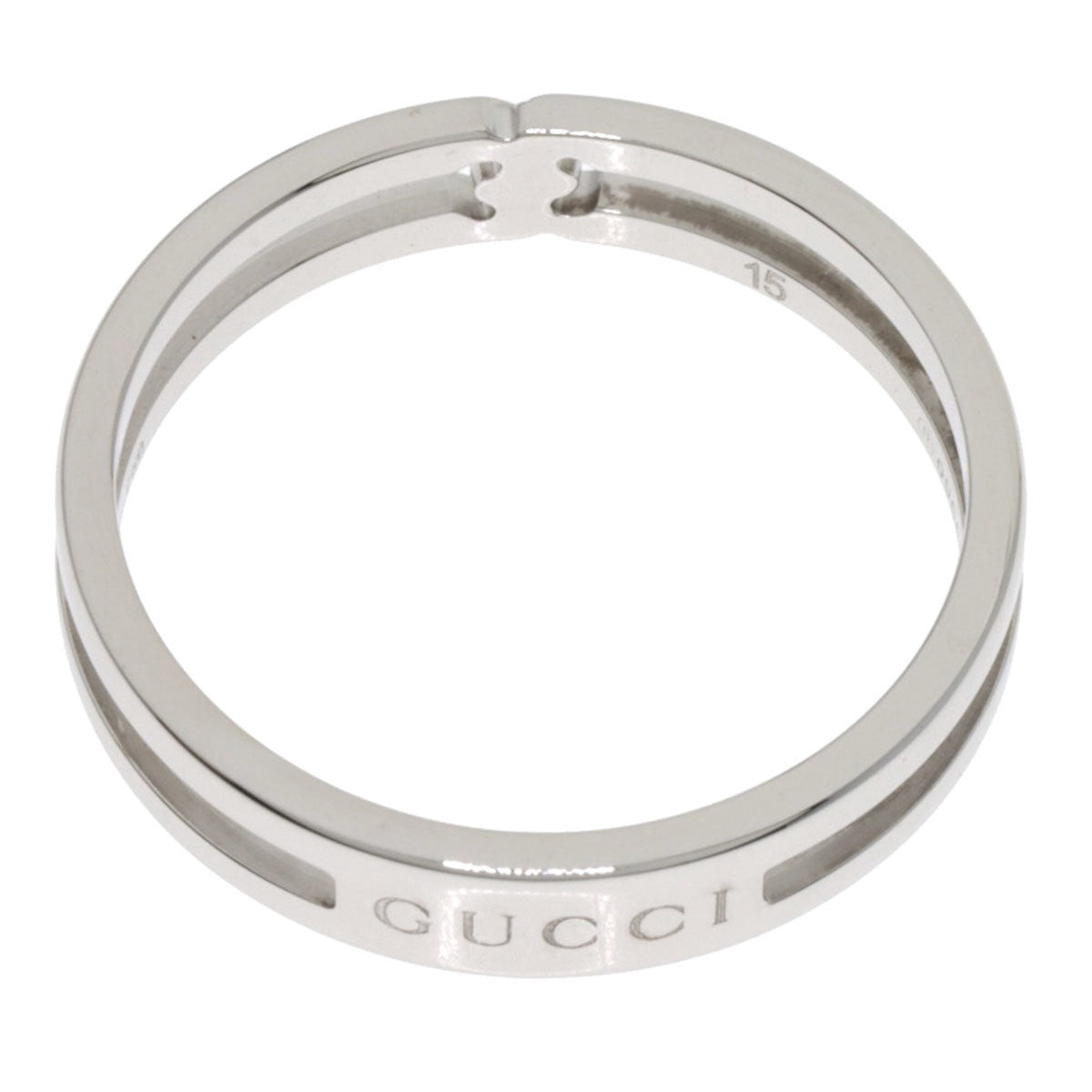 Gucci White Gold (18K) Band Ring (Pre-Owned)