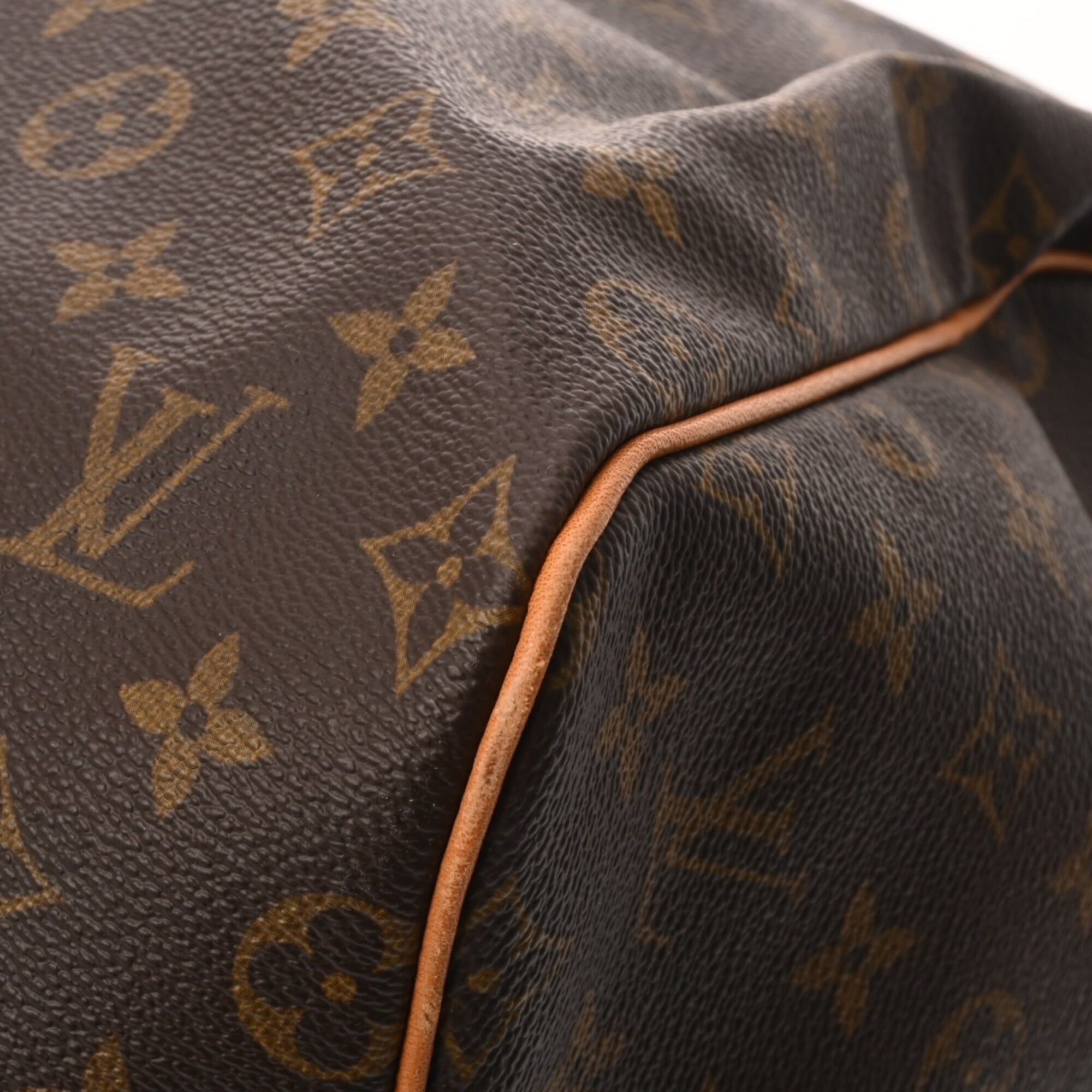 Louis Vuitton Brown Monogram Canvas Boston Bag (Pre-Owned)