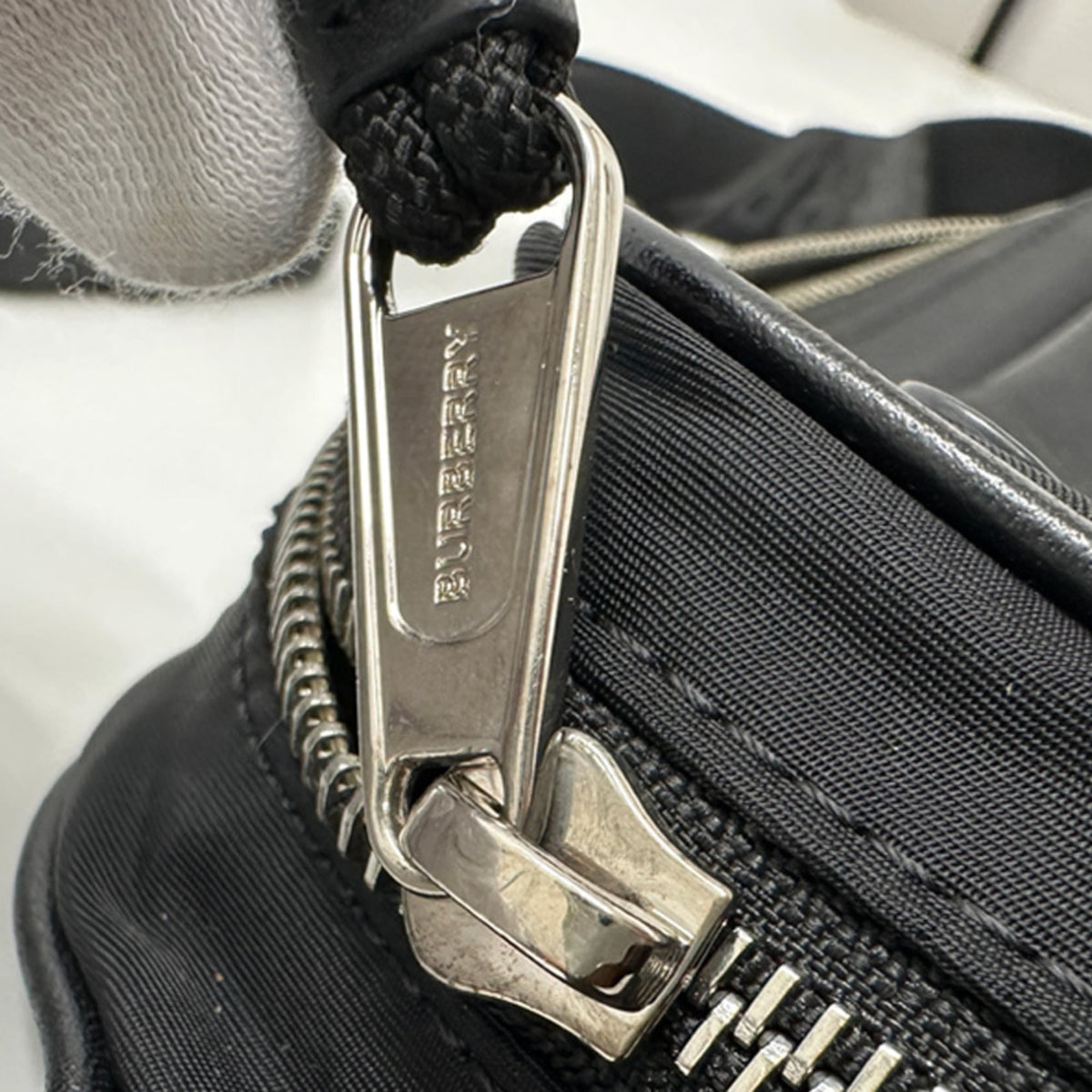 Burberry Black Nylon Handbag Sling Bag (Pre-Owned)