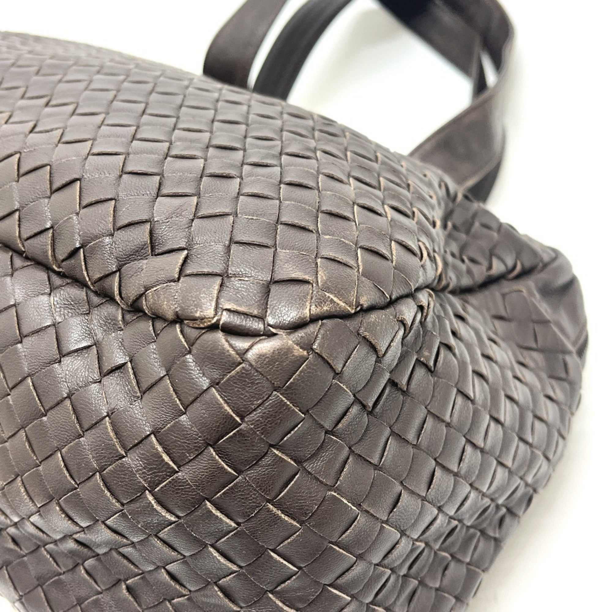Bottega Veneta Brown Leather Boston Bag (Pre-Owned)
