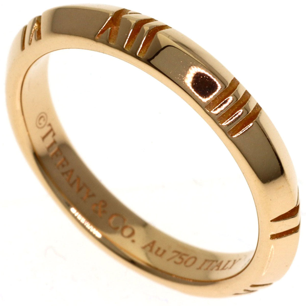Tiffany Pink Gold (18K) Band Ring (Pre-Owned)