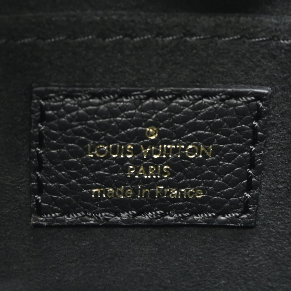Louis Vuitton Beige Black Monogram Empreinte Handbag (Pre-Owned)