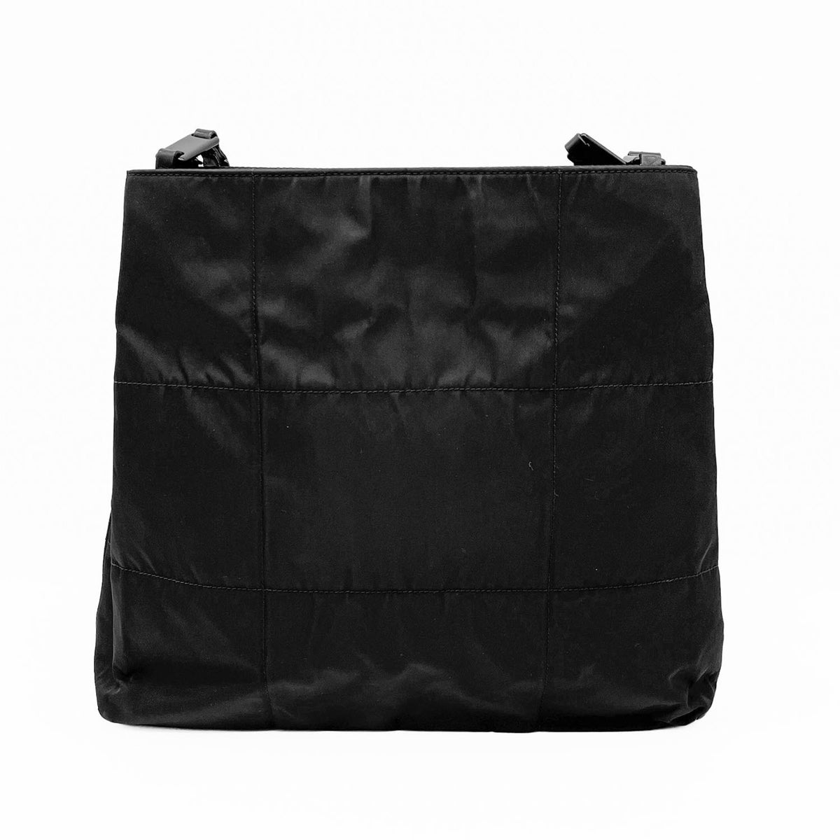 Prada Black Nylon Plastic Handbag Shoulder Bag (Pre-Owned)