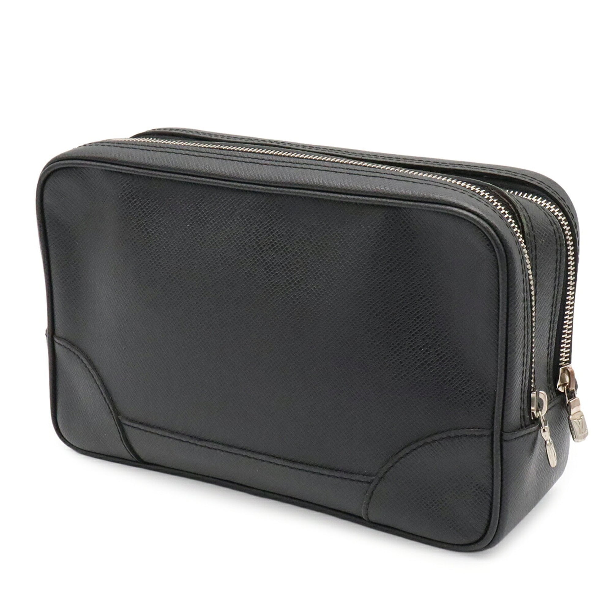 Louis Vuitton Taiga Ardoise Taiga Leather Clutch Bag (Pre-Owned)