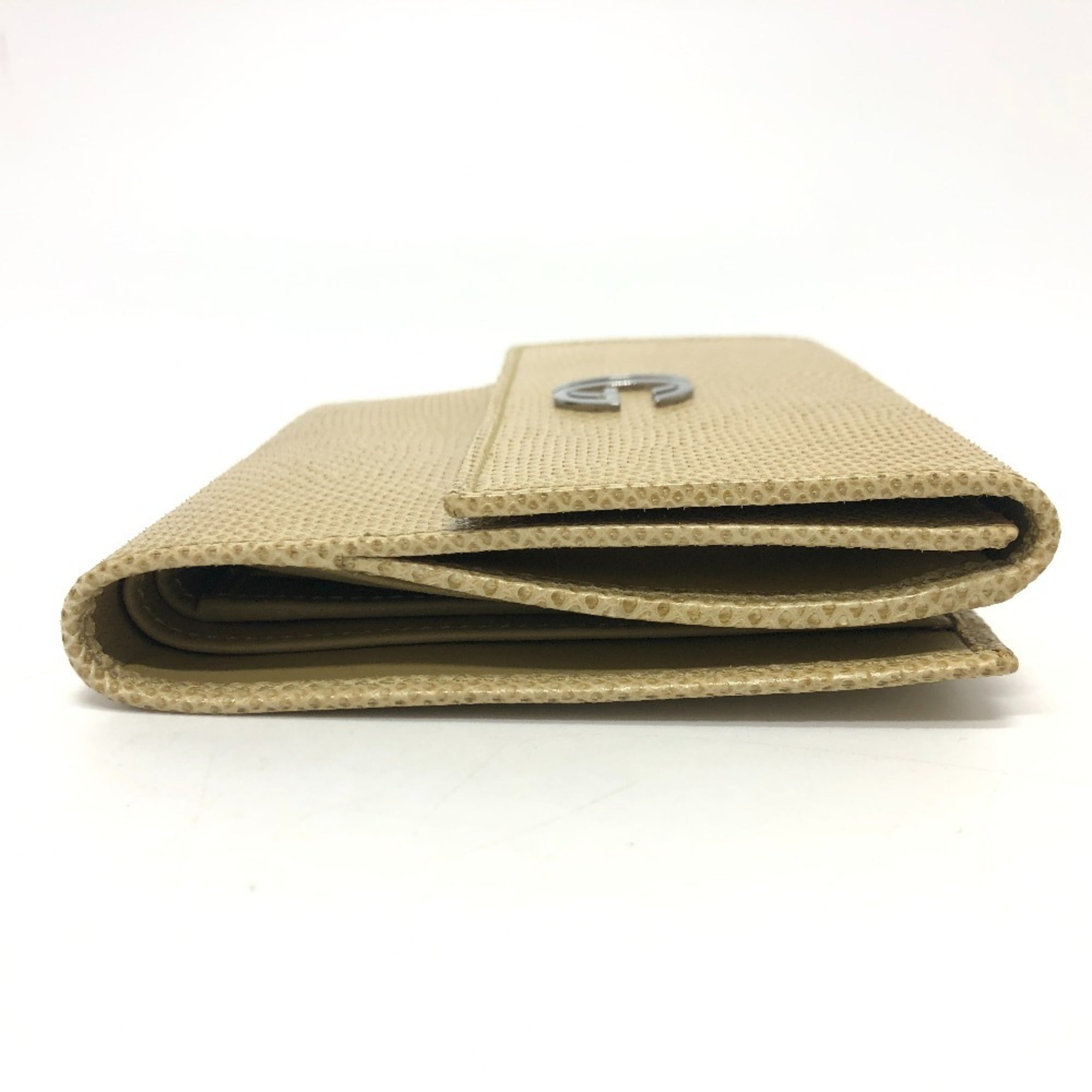Gucci Beige Leather Wallet (Bi-Fold) (Pre-Owned)