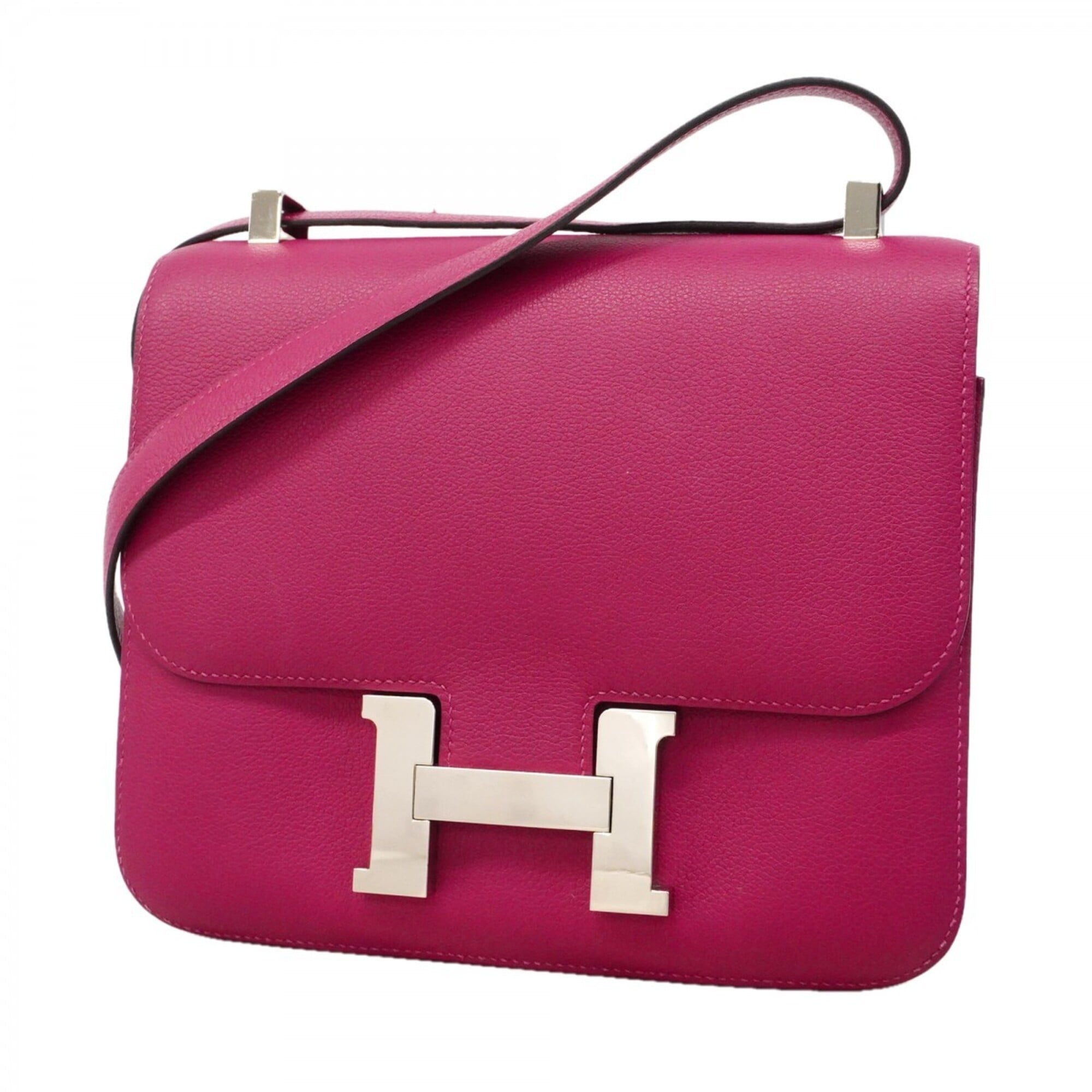 Hermes Rose Purple Shoulder Bag (Pre-Owned)