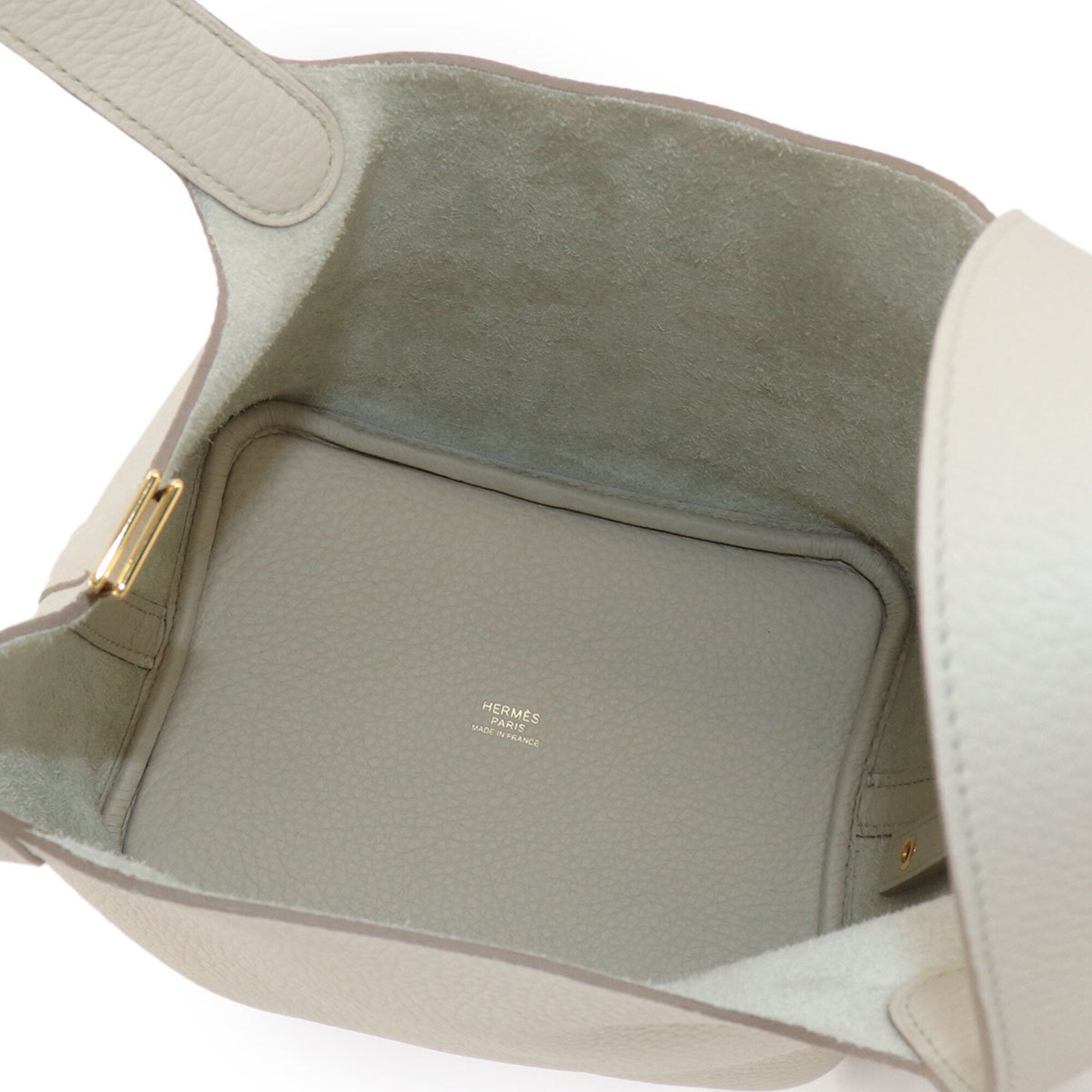 Piko White Leather Handbag (Pre-Owned)