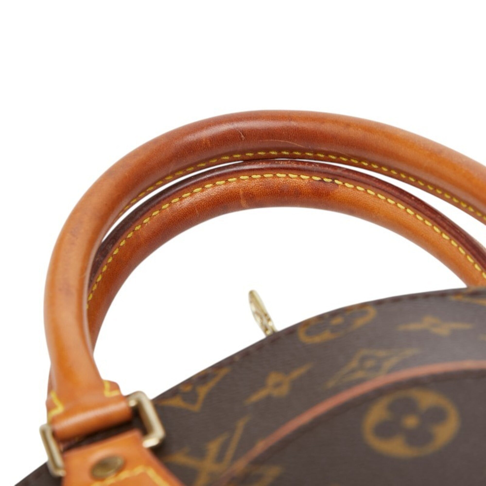 Louis Vuitton Brown Pvc Leather Handbag (Pre-Owned)
