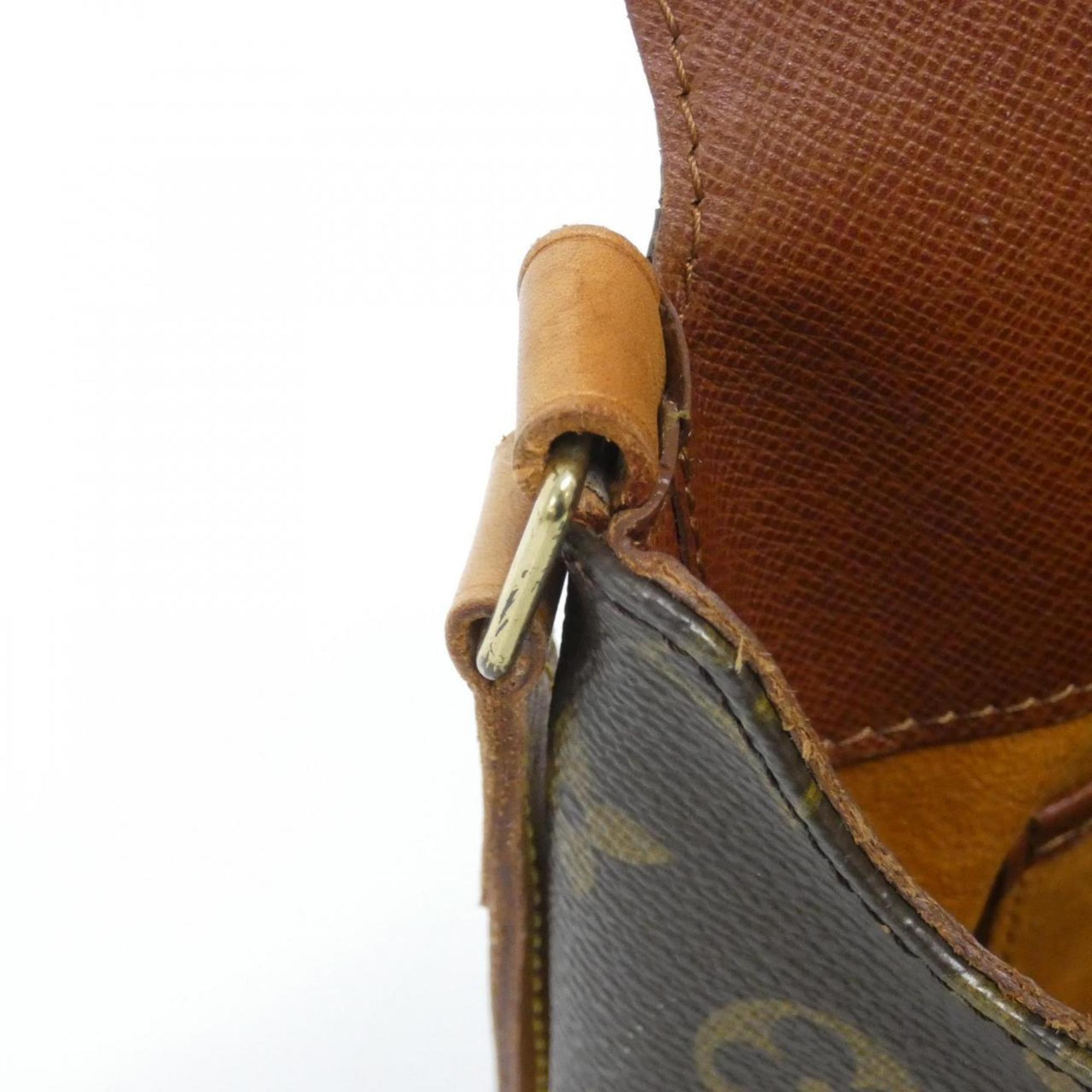 Louis Vuitton Brown Coated Canvas Shoulder Bag (Pre-Owned)