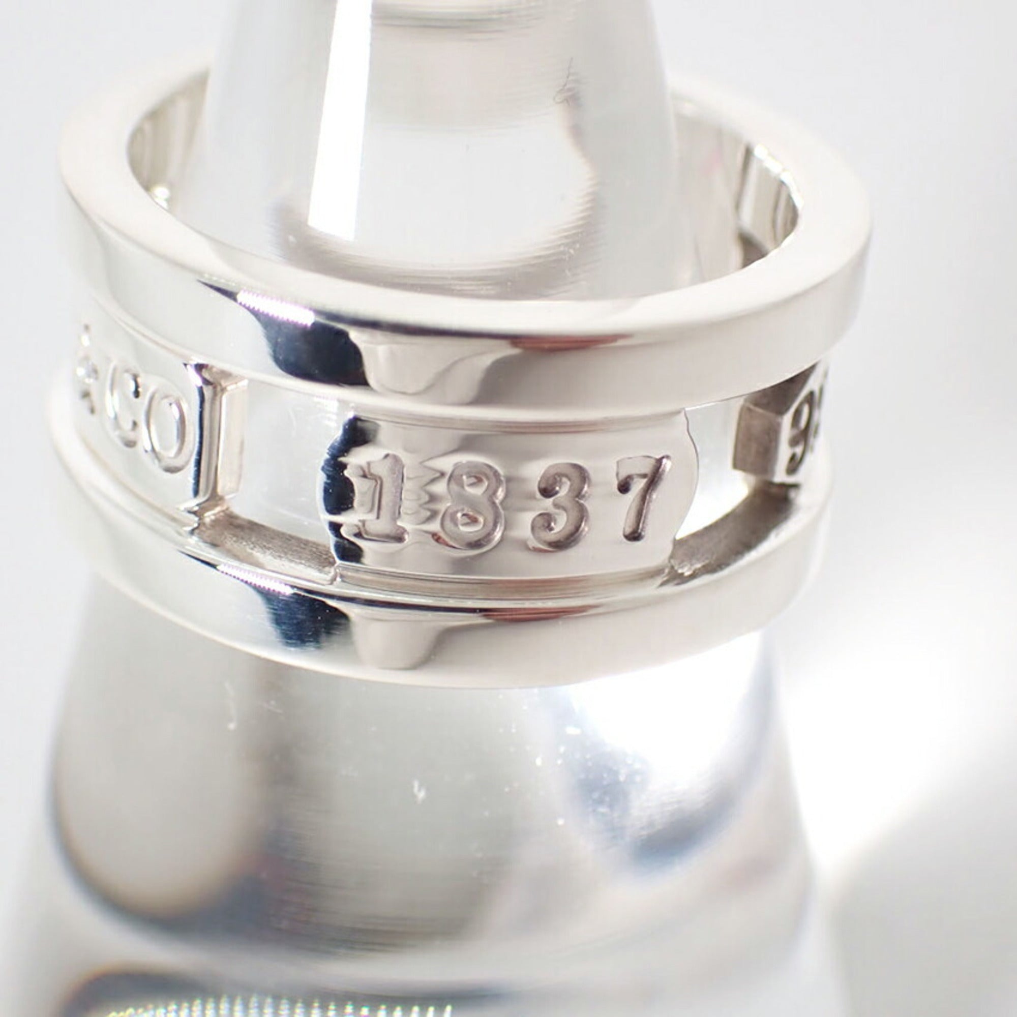 Tiffany Sterling Silver 925 Band Ring (Pre-Owned)
