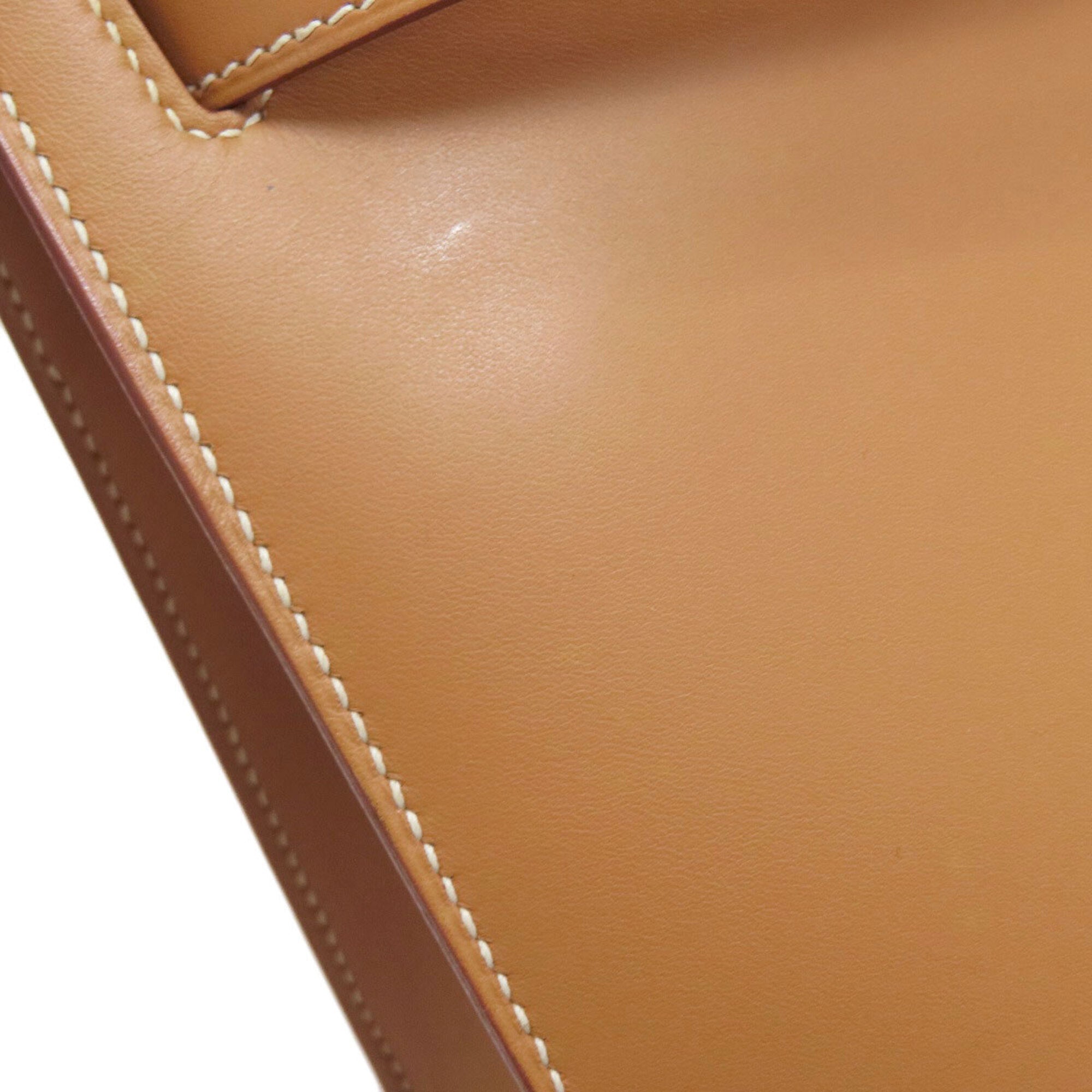 Hermes Natural Chamonix Leather Handbag (Pre-Owned)