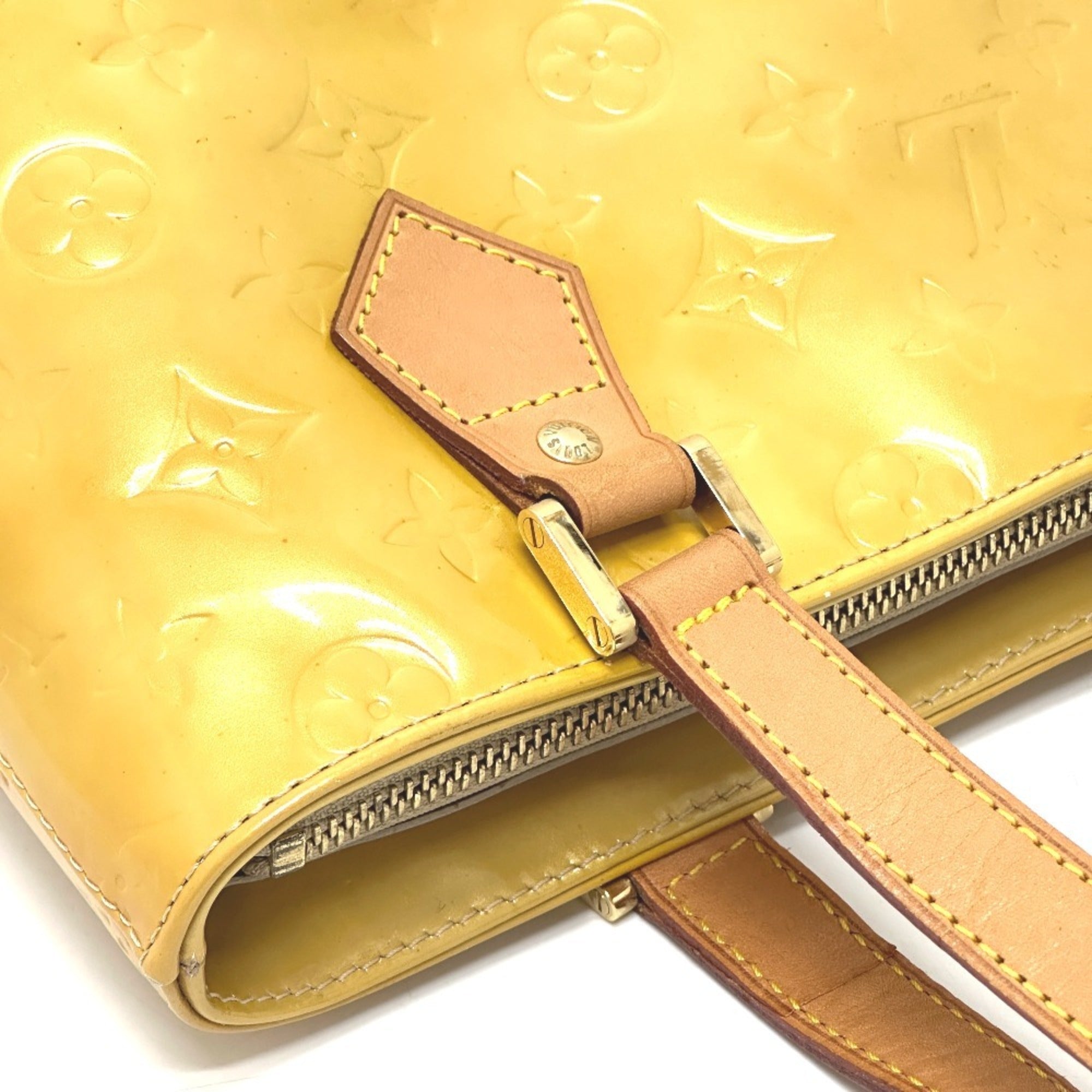 Louis Vuitton Beige Monogram Vernis Tote Bag (Pre-Owned)