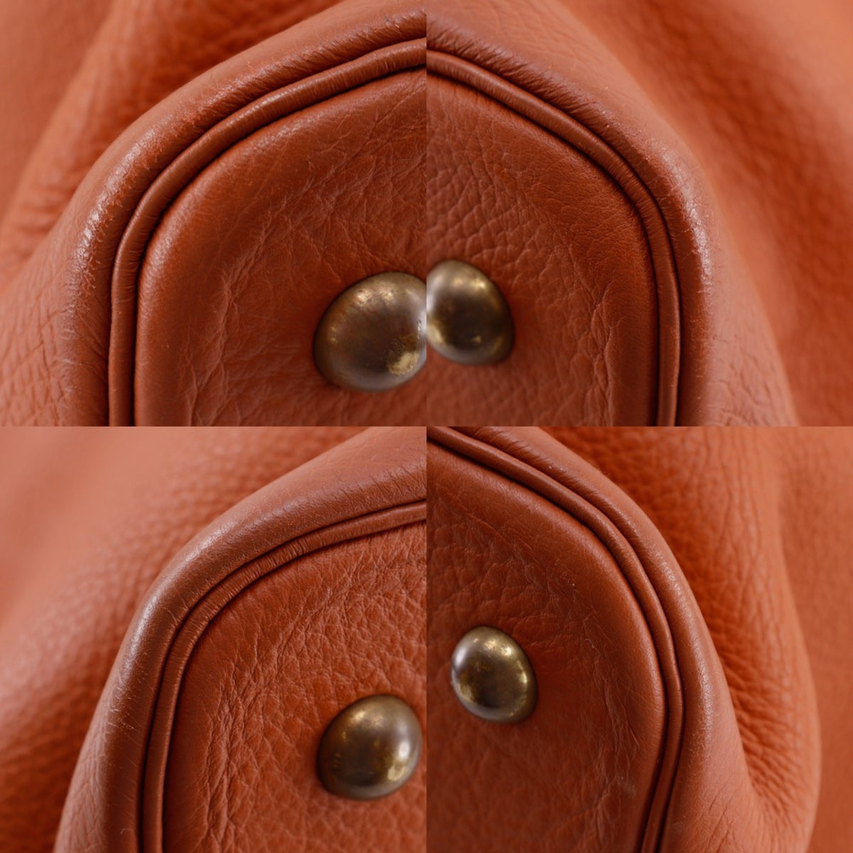 Hermes Brown Taurillon Clemence Leather Tote Bag (Pre-Owned)