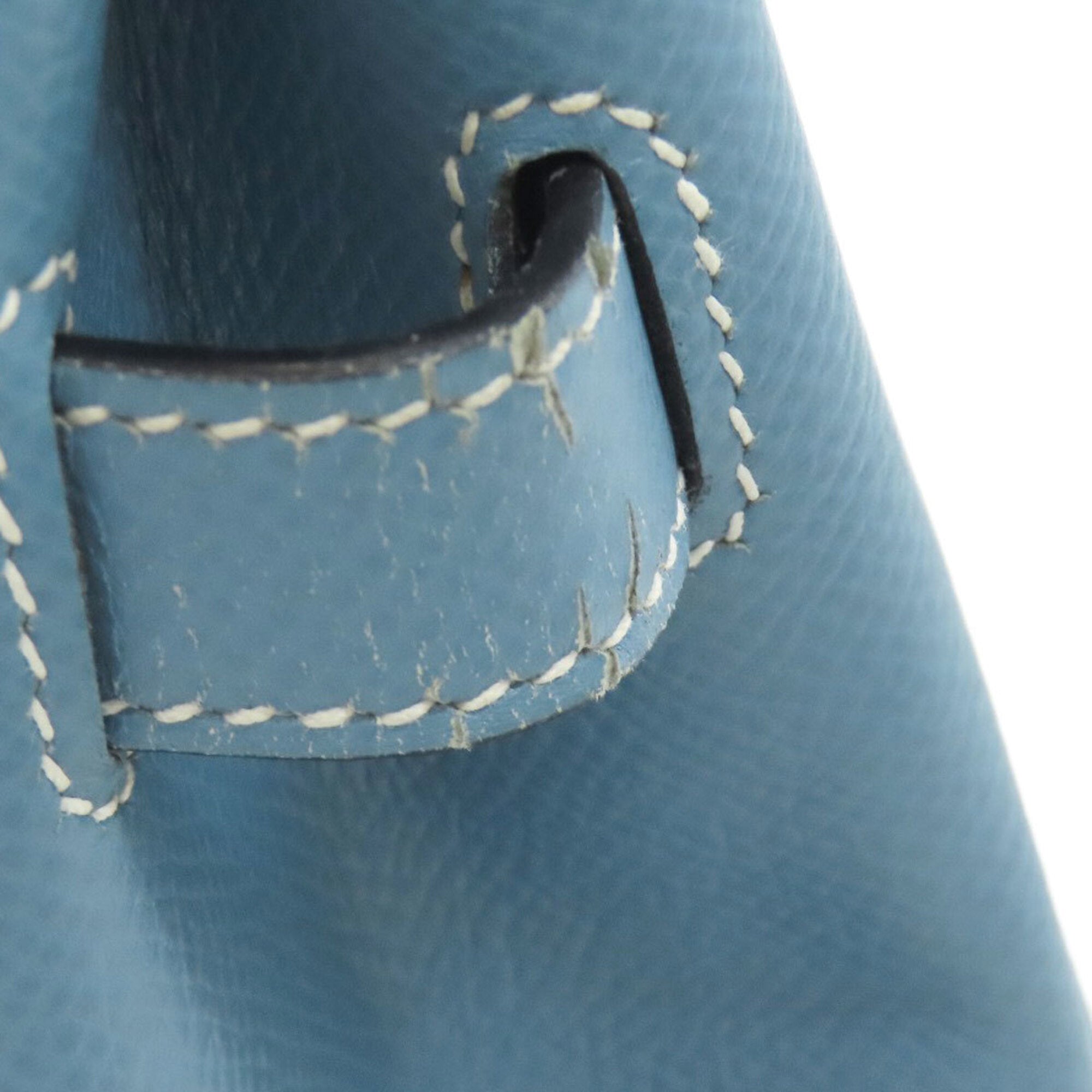Hermes Blue Jean Epsom Leather Handbag (Pre-Owned)