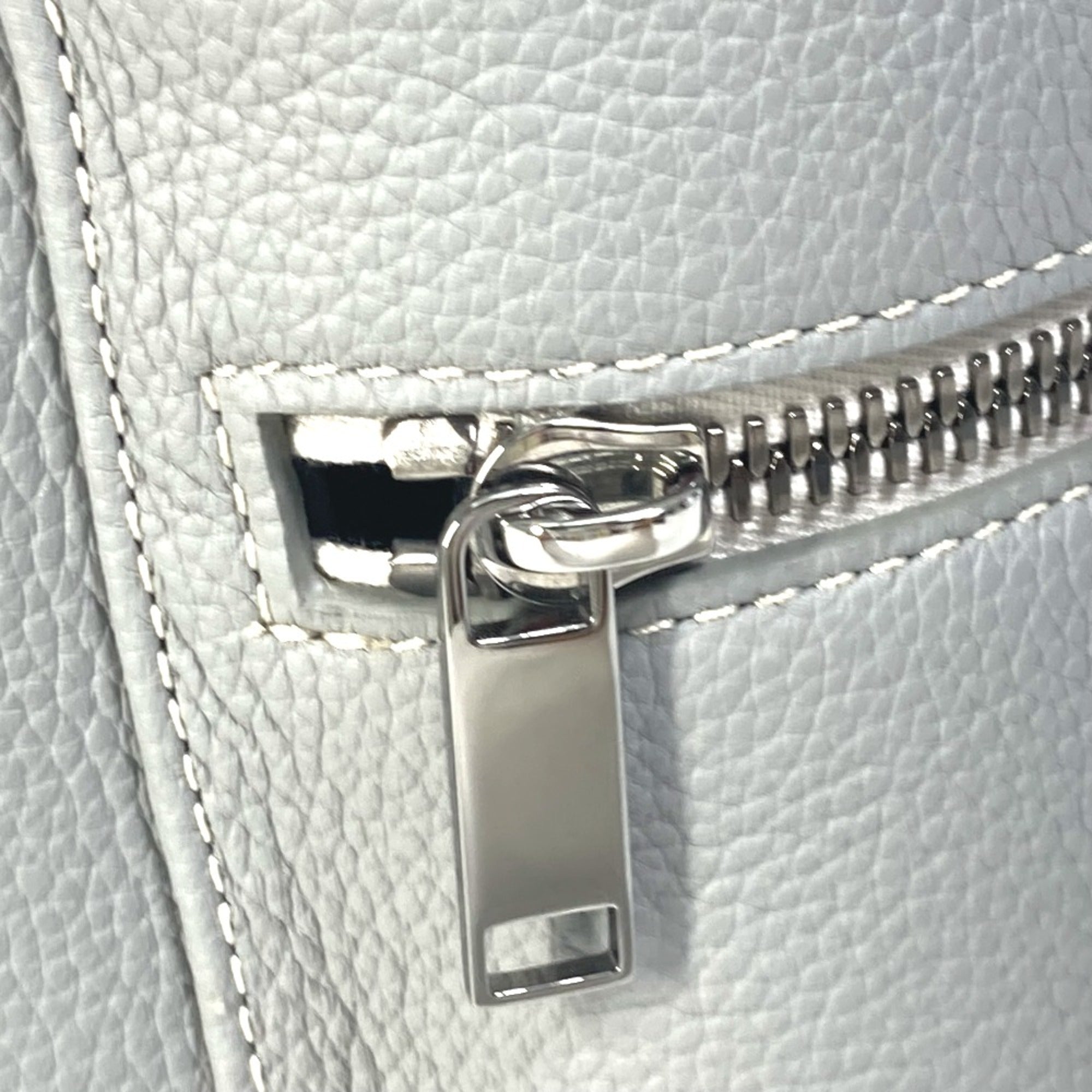 Christian Dior Gray Leather Backpack (Pre-Owned)