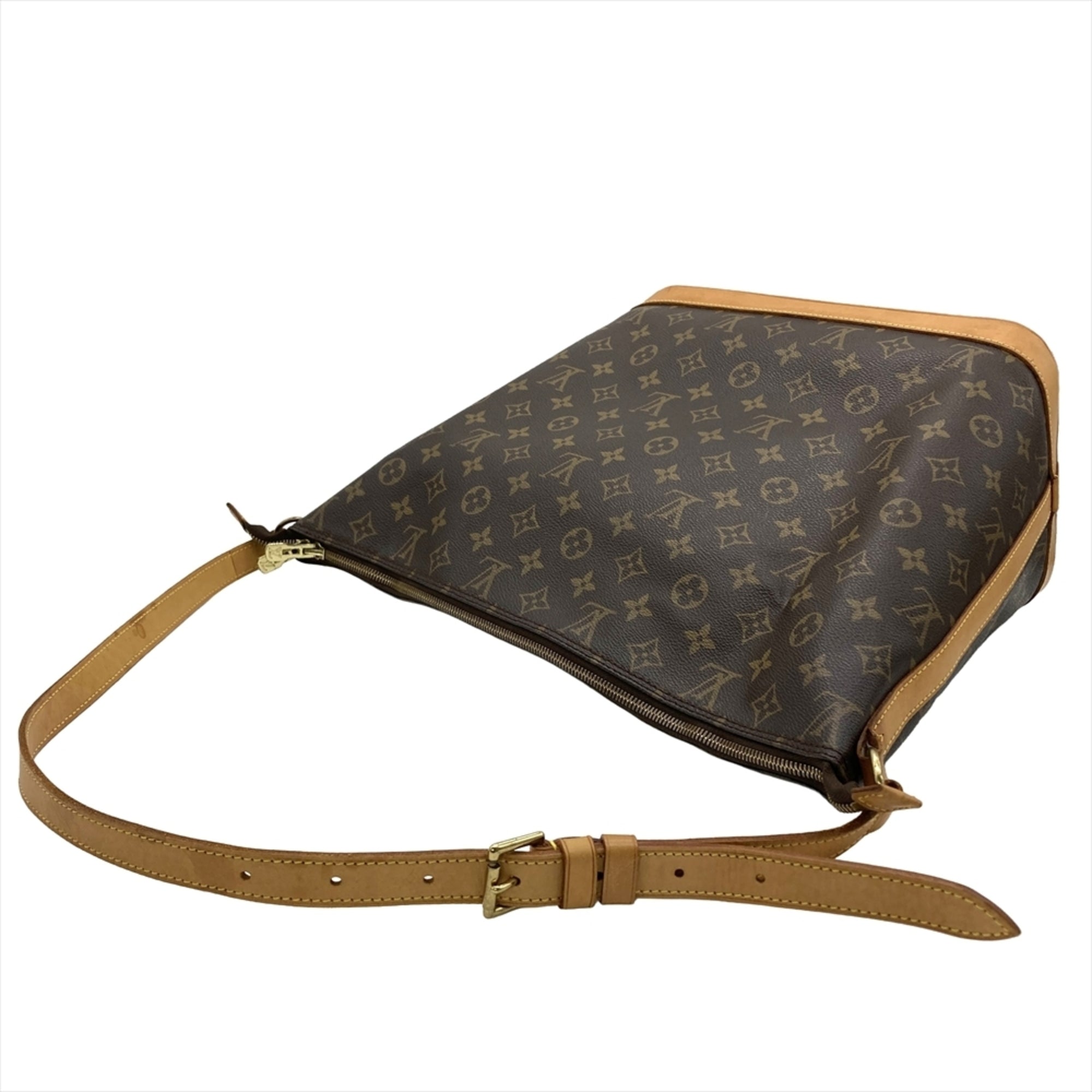 Louis Vuitton Brown Monogram Canvas Shoulder Bag (Pre-Owned)