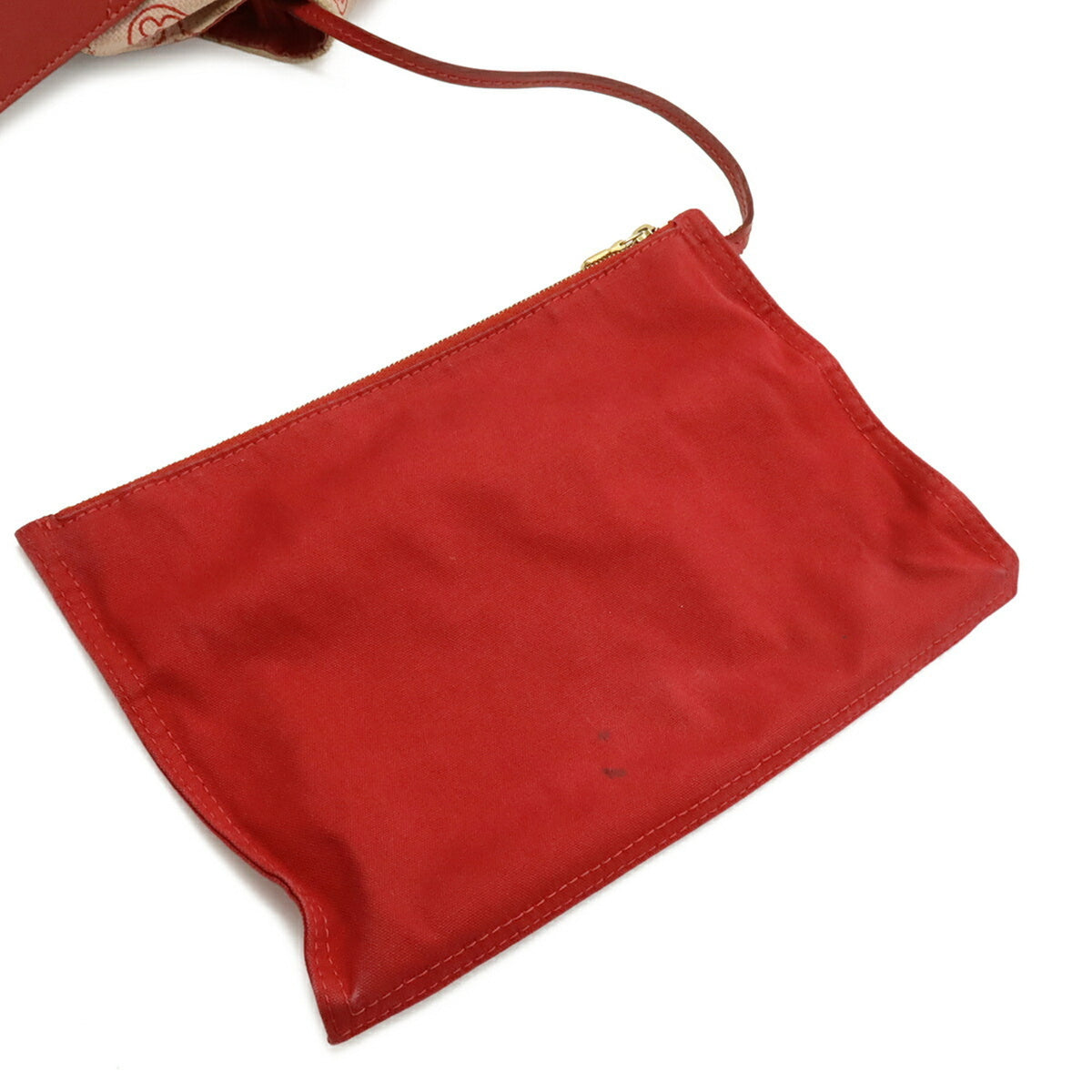 Louis Vuitton Rose Canvas Leather Shoulder Bag Tote Bag (Pre-Owned)