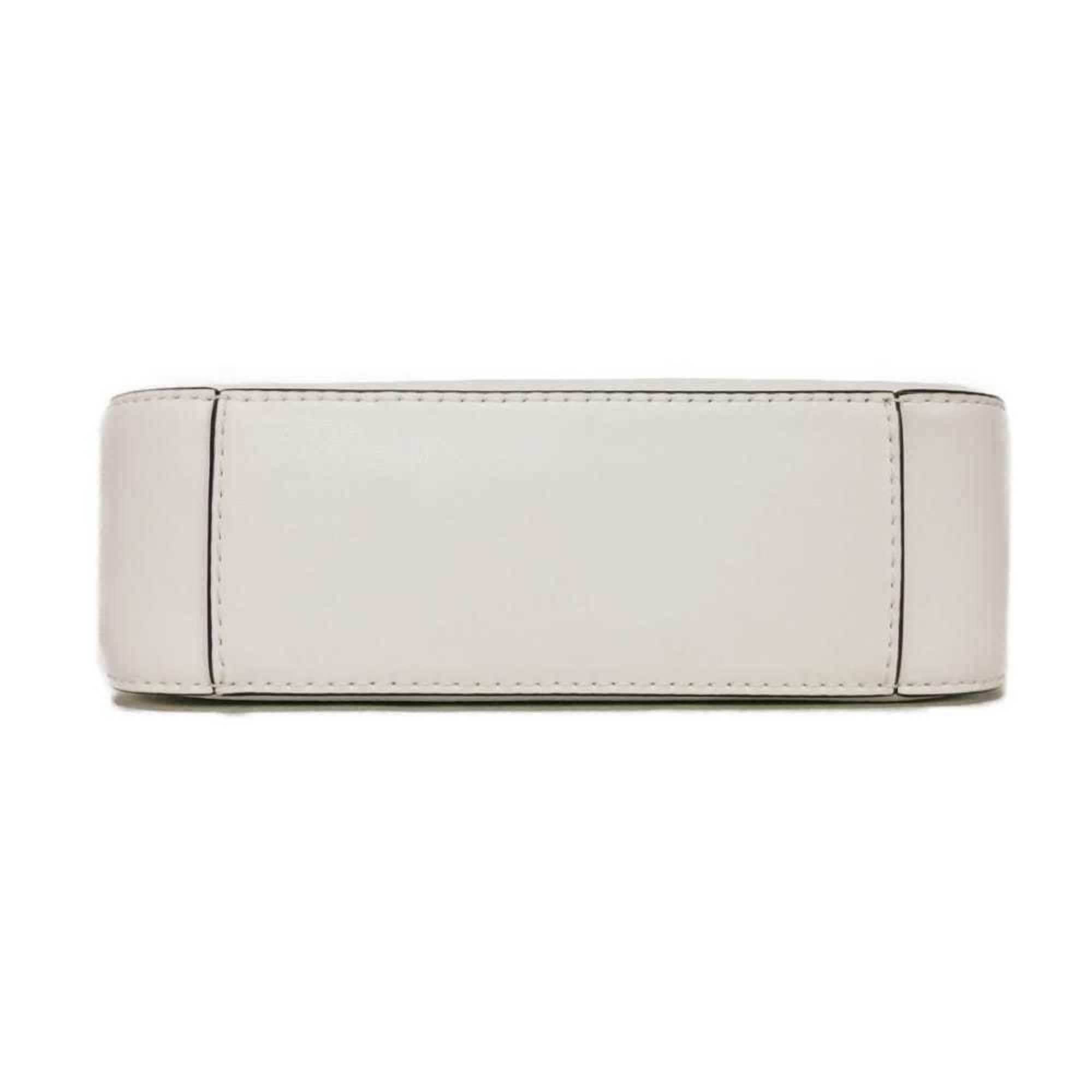 Michael Kors White Leather Shoulder Bag (Pre-Owned)