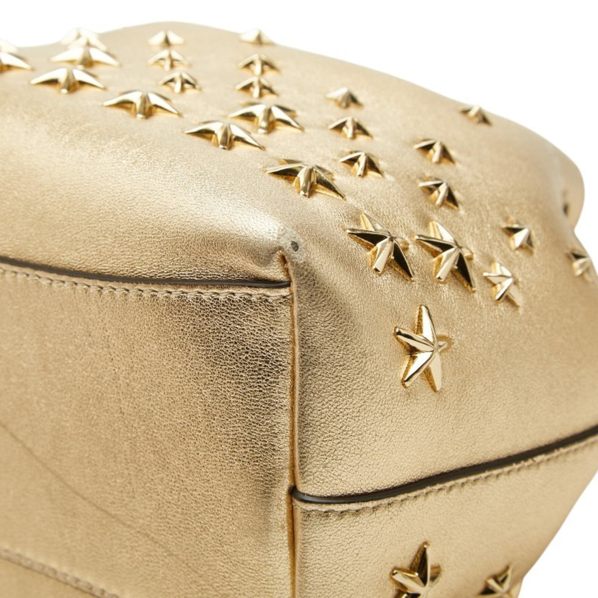 Jimmy Choo Leather Handbag Shoulder Bag (Pre-Owned)