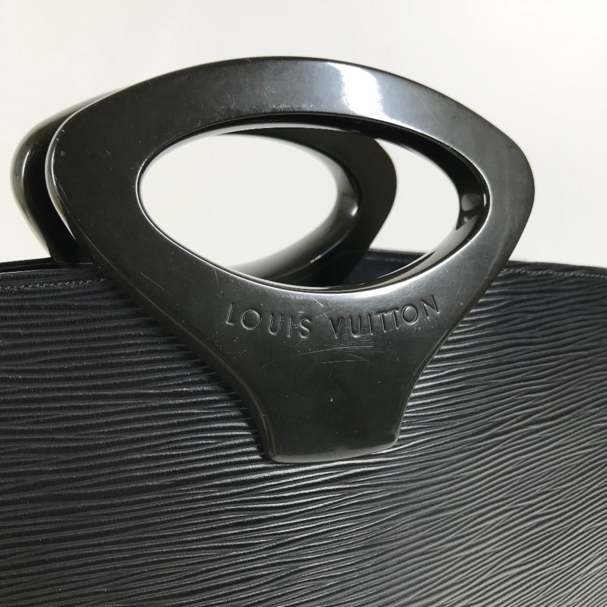 Louis Vuitton Black Galle Noir Epi Leather Handbag Tote Bag (Pre-Owned)