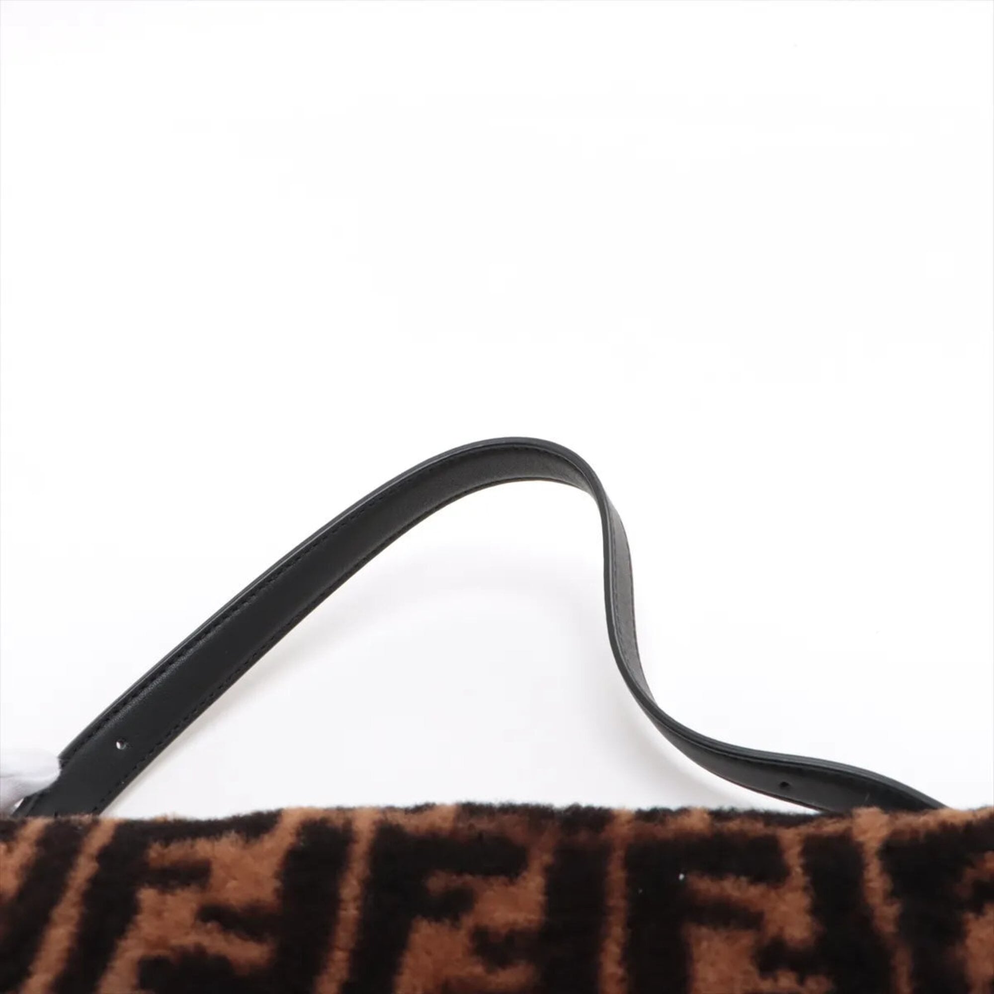 Fendi Brown Leather Shoulder Bag (Pre-Owned)