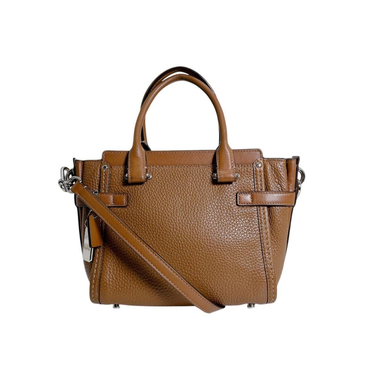 Coach Brown Leather Handbag Tote Bag (Pre-Owned)