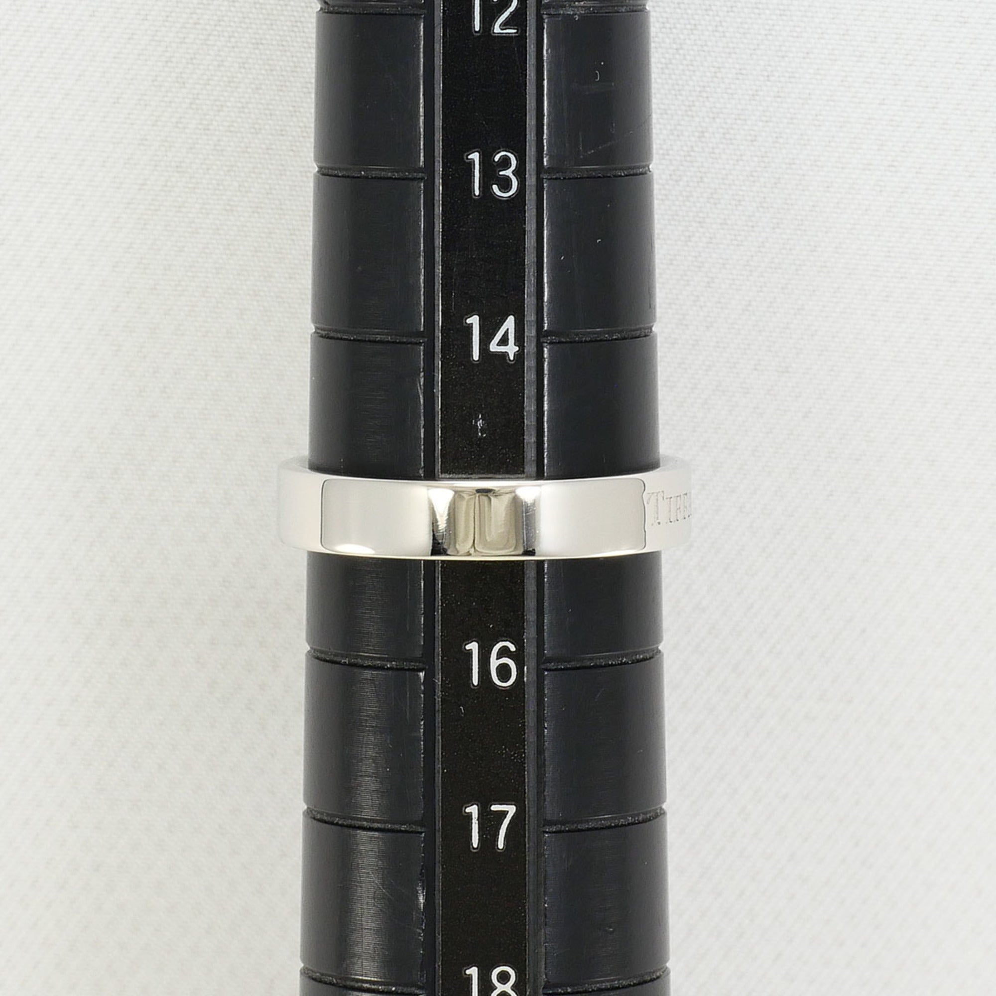 Tiffany Platinum Platinum 950 Band Ring (Pre-Owned)