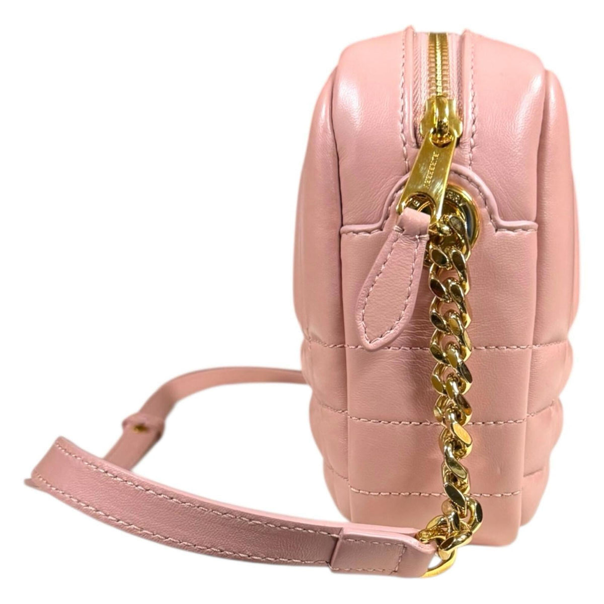 Burberry Pink Leather Shoulder Bag (Pre-Owned)