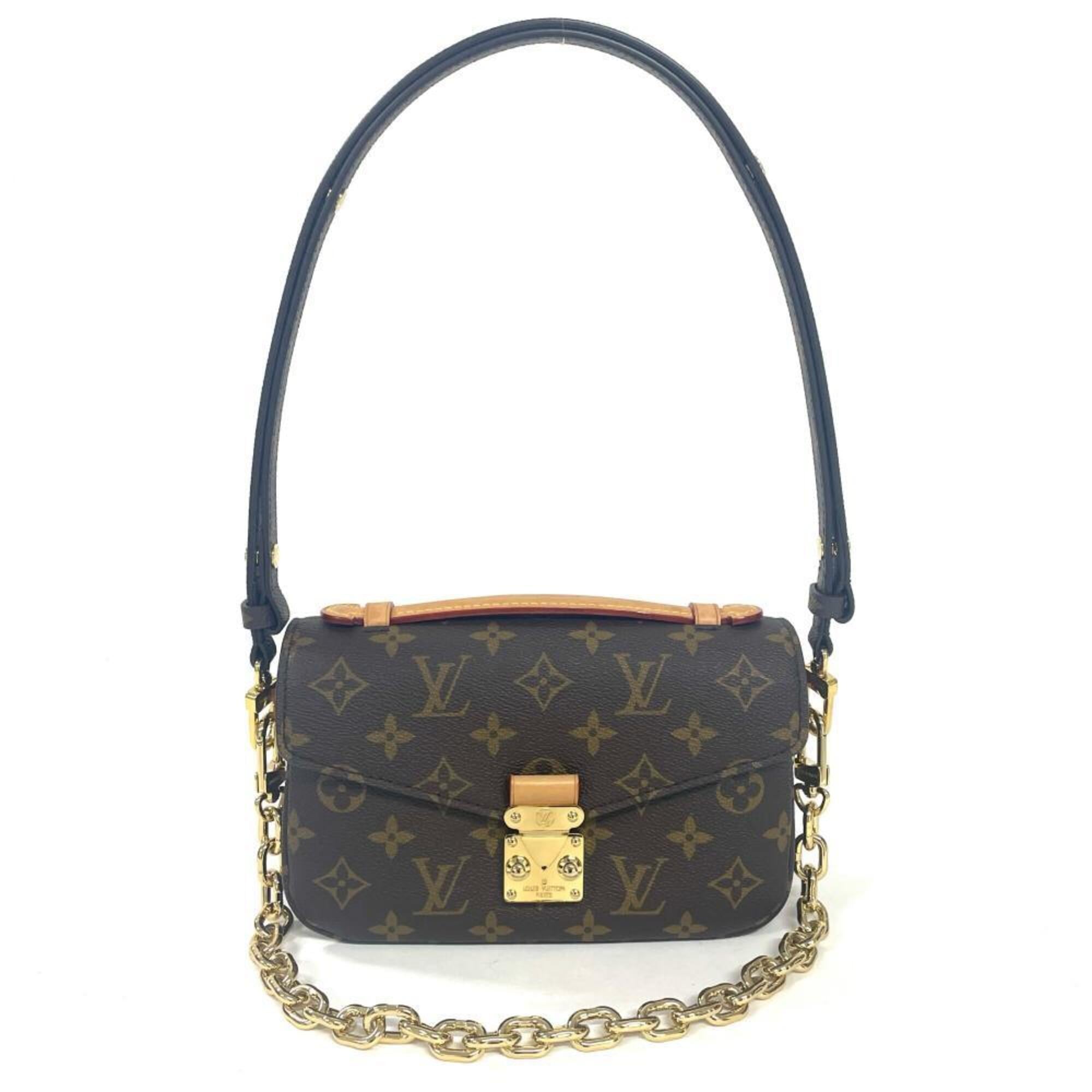 Louis Vuitton Monogram Brown Monogram Pochette Shoulder Bag (Pre-Owned)