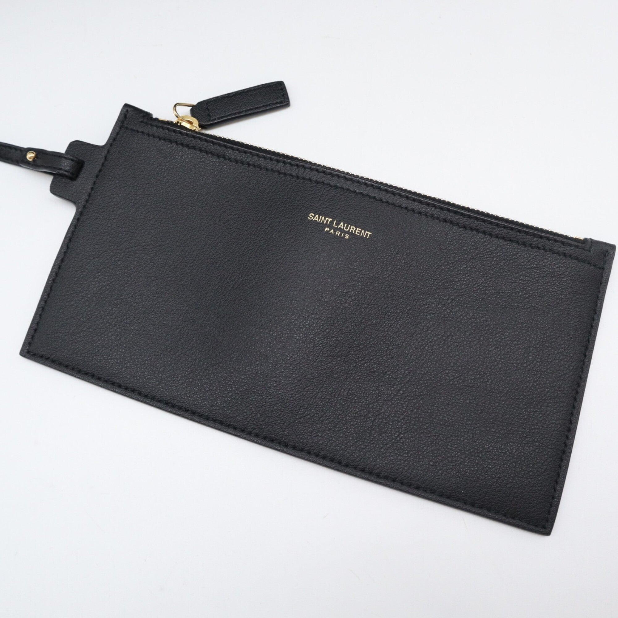 Yves Saint Laurent Black Leather Tote Bag (Pre-Owned)