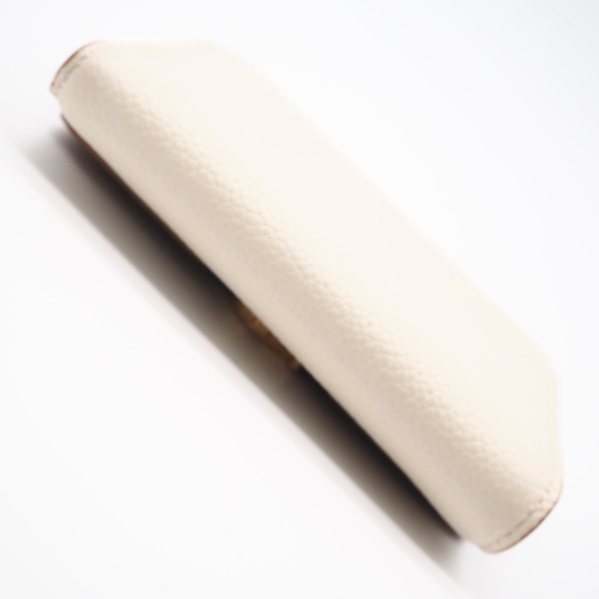 Burberry Beige Cream Leather Wallet (Tri-Fold) (Pre-Owned)