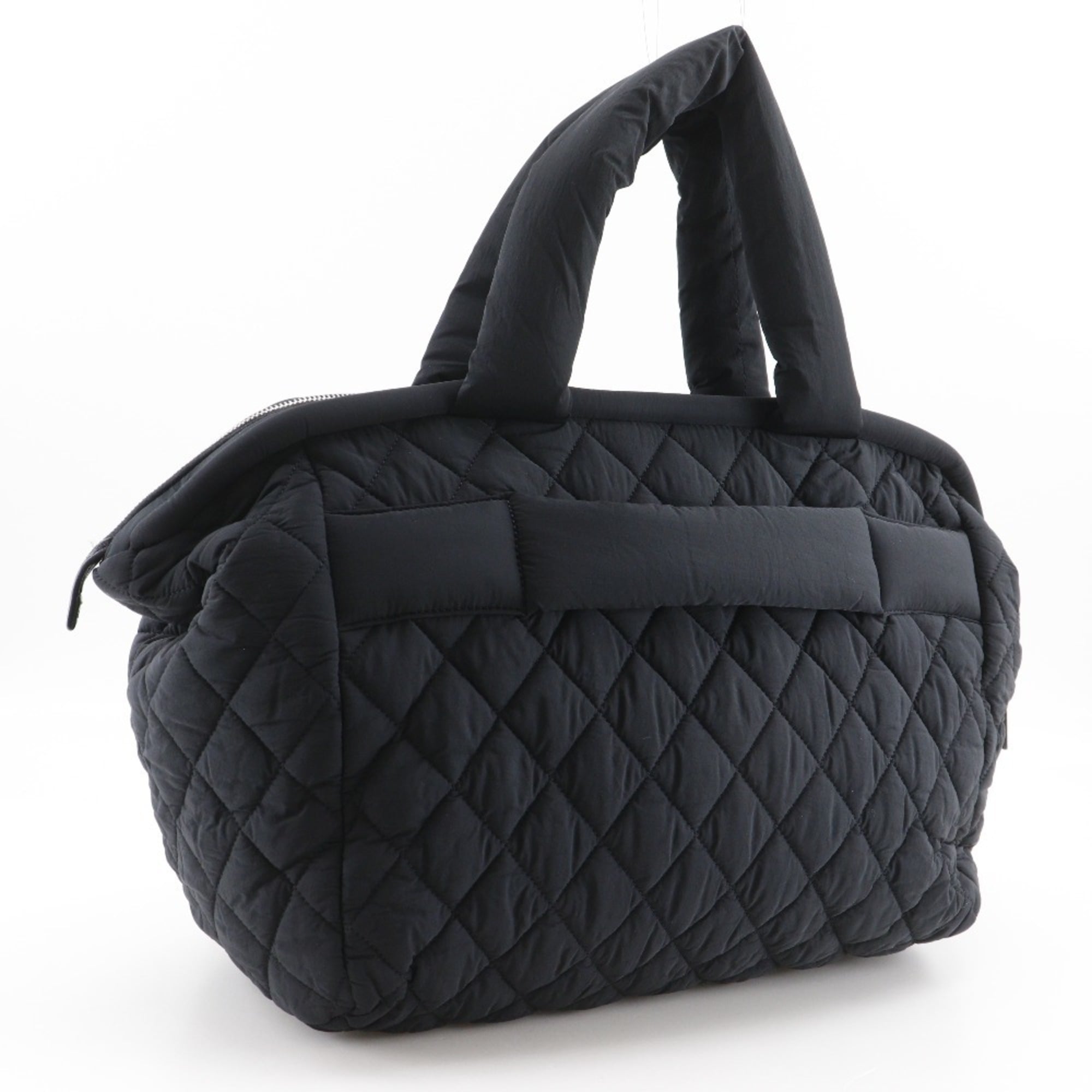 Chanel Black Nylon Boston Bag (Pre-Owned)