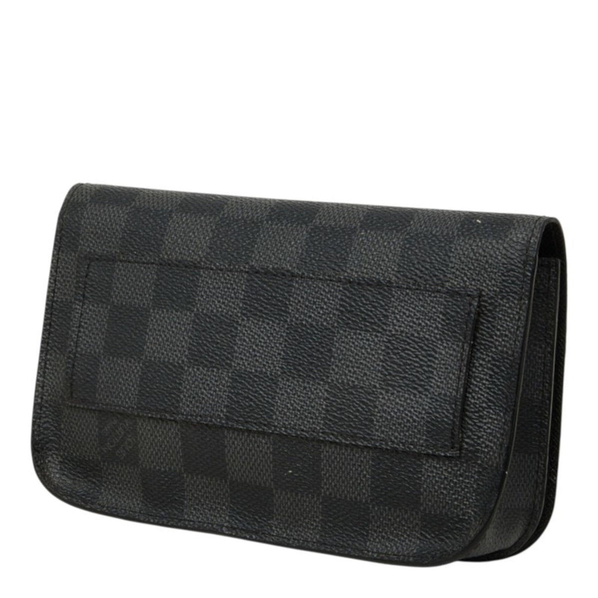 Louis Vuitton Black Damier Graphite Pvc Handbag Pouch (Pre-Owned)
