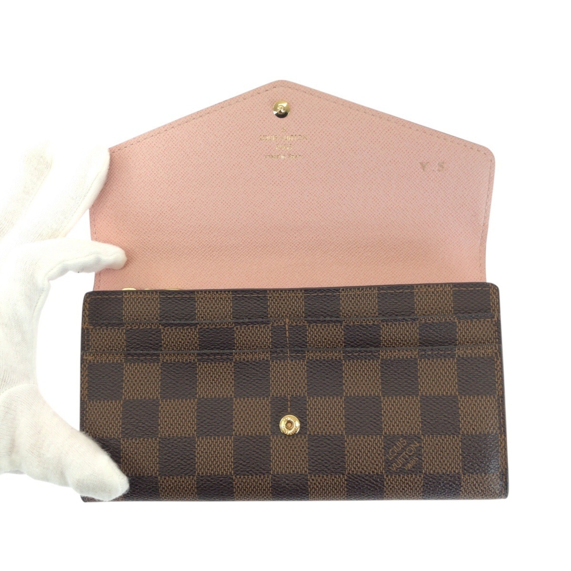 Louis Vuitton Brown Pvc Long Wallet (Bi-Fold) (Pre-Owned)
