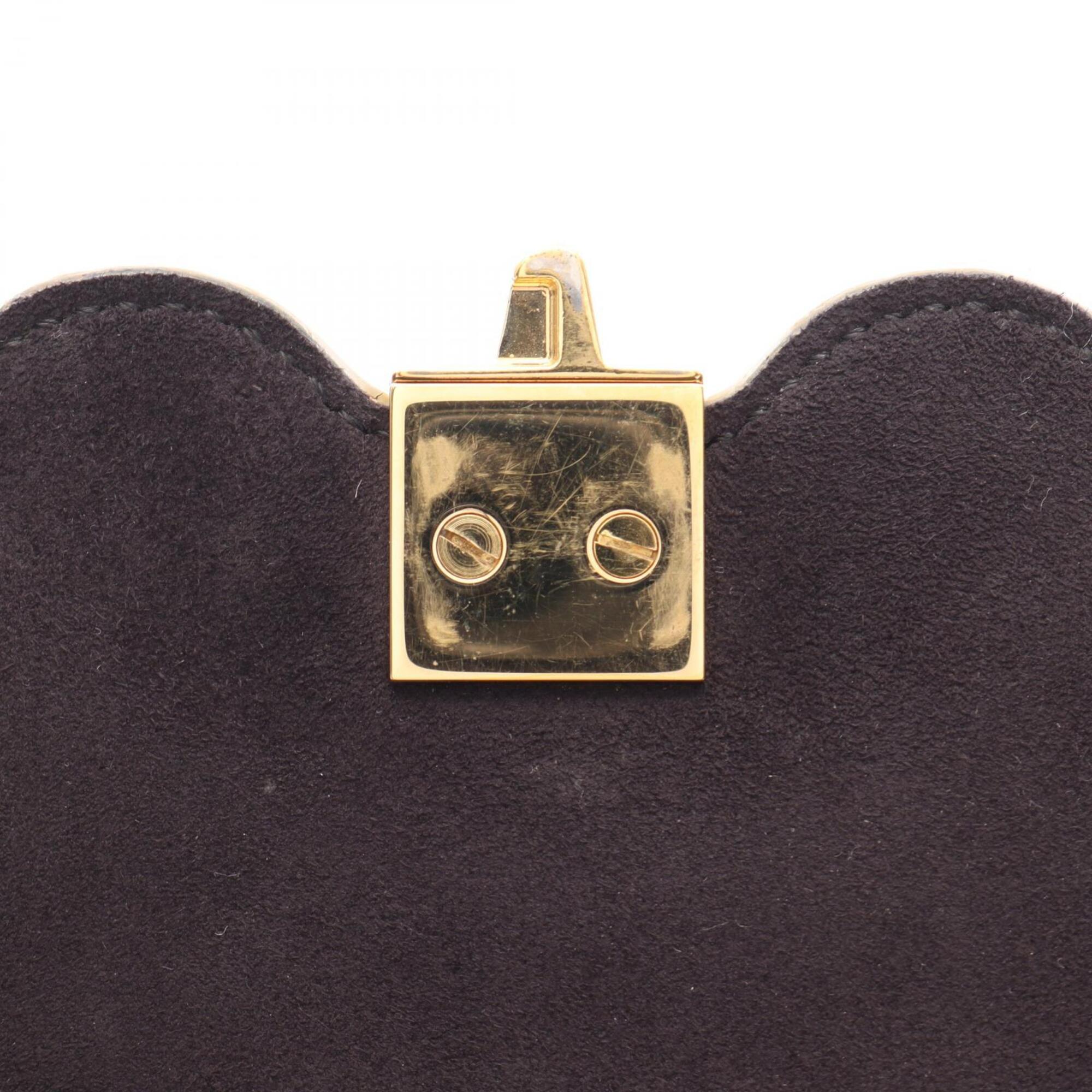 Fendi Black Leather Handbag Shoulder Bag (Pre-Owned)