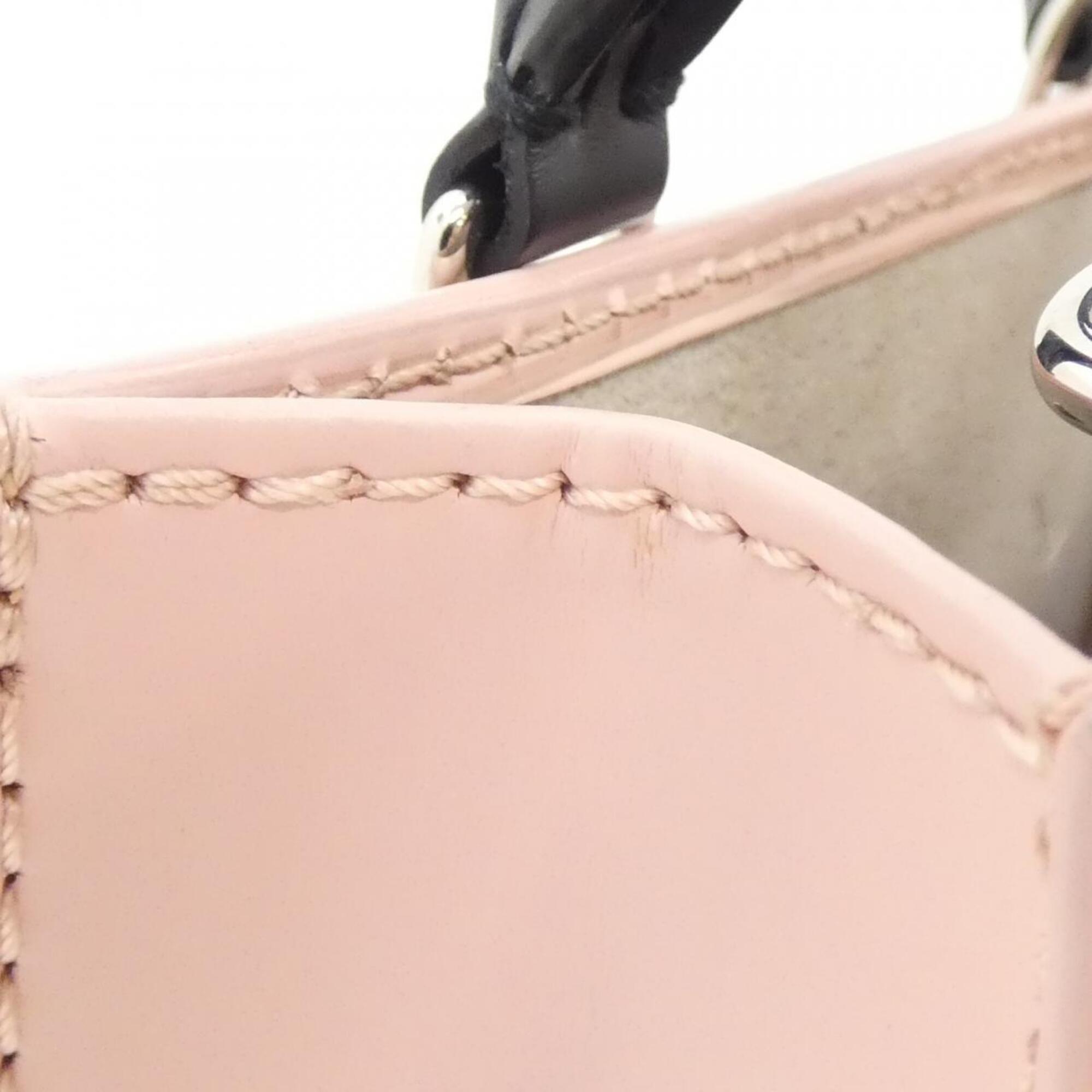 Louis Vuitton Pink Leather Shoulder Bag (Pre-Owned)