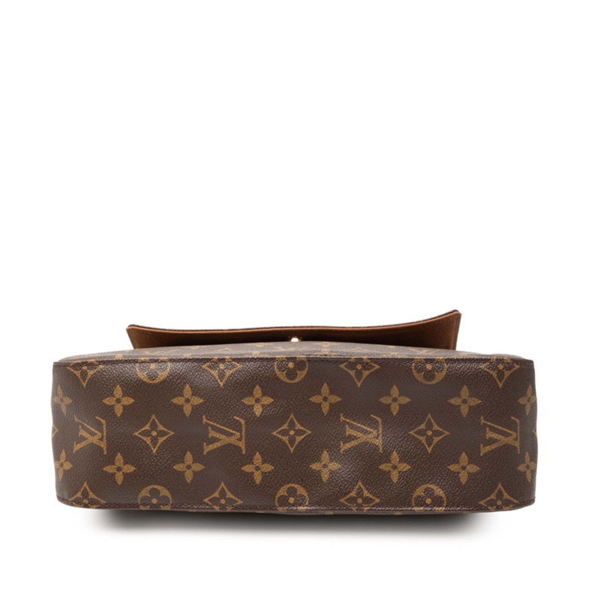 Louis Vuitton Brown Pvc Leather Handbag Shoulder Bag (Pre-Owned)