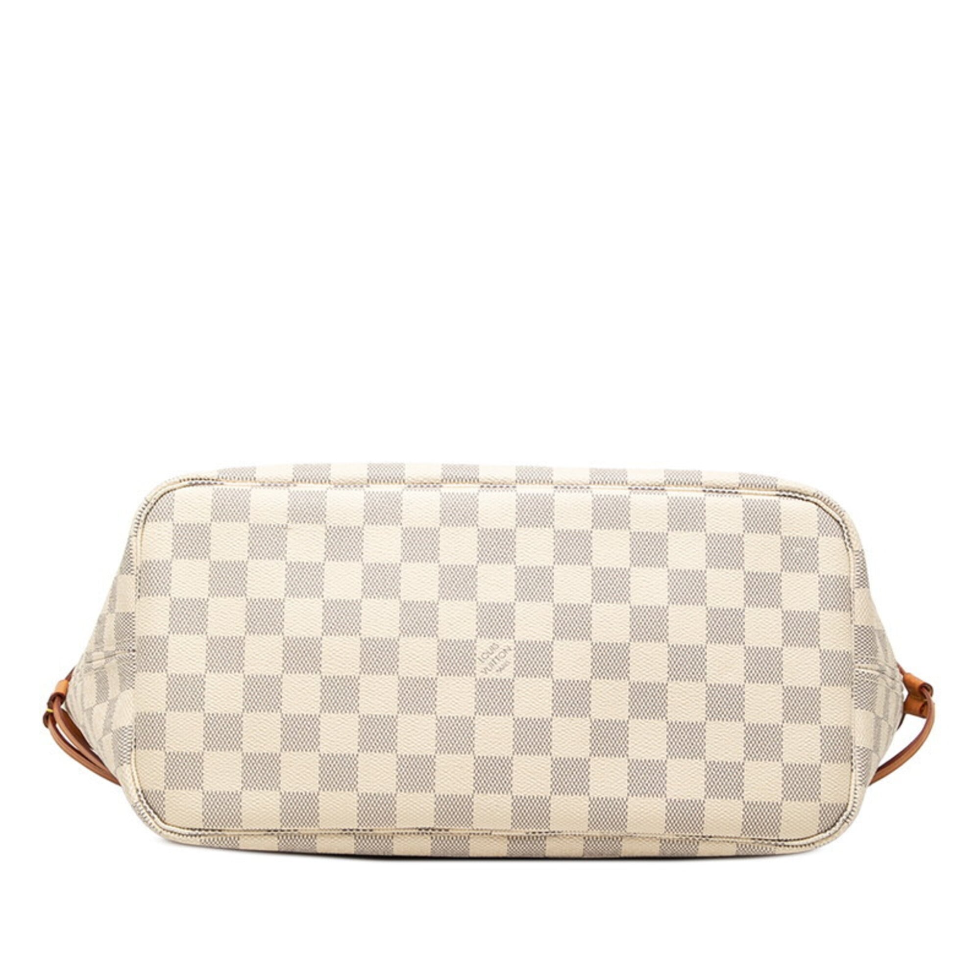 Louis Vuitton White Pvc Leather Pouch Shoulder Bag Tote Bag (Pre-Owned)