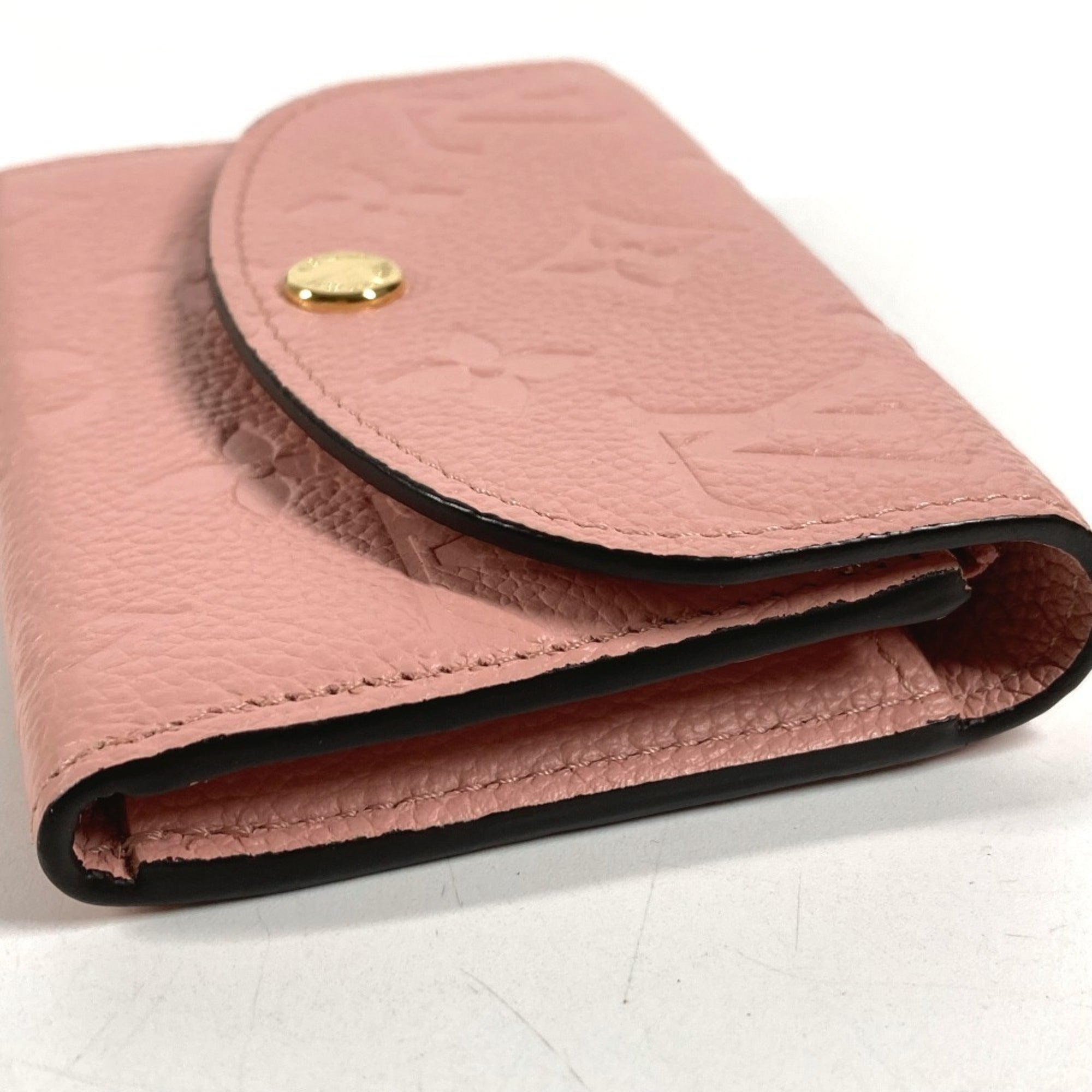 Louis Vuitton Pink Rose Poudre Monogram Empreinte Leather Wallet (Bi-Fold) (Pre-Owned)