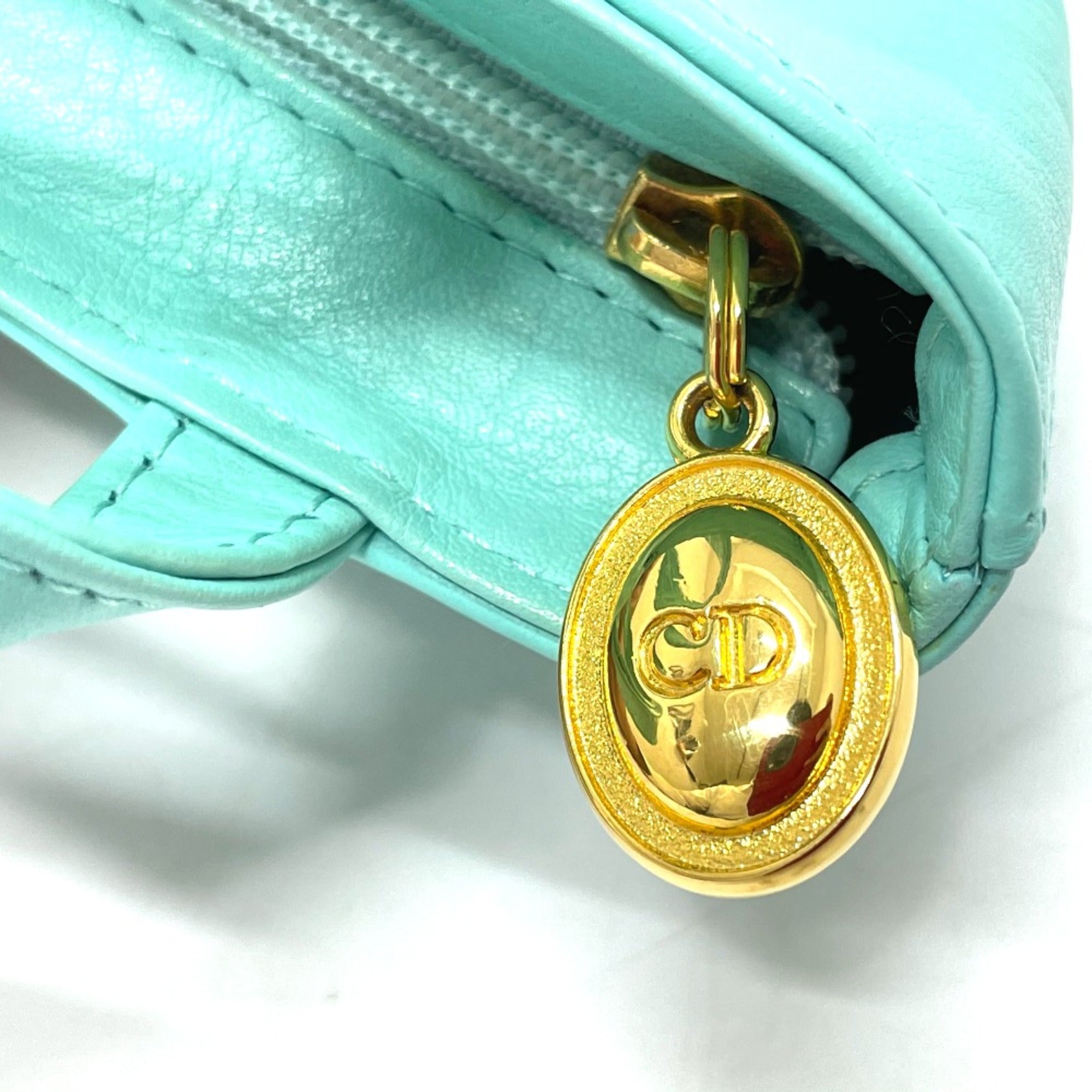 Christian Dior Blue Leather Handbag (Pre-Owned)