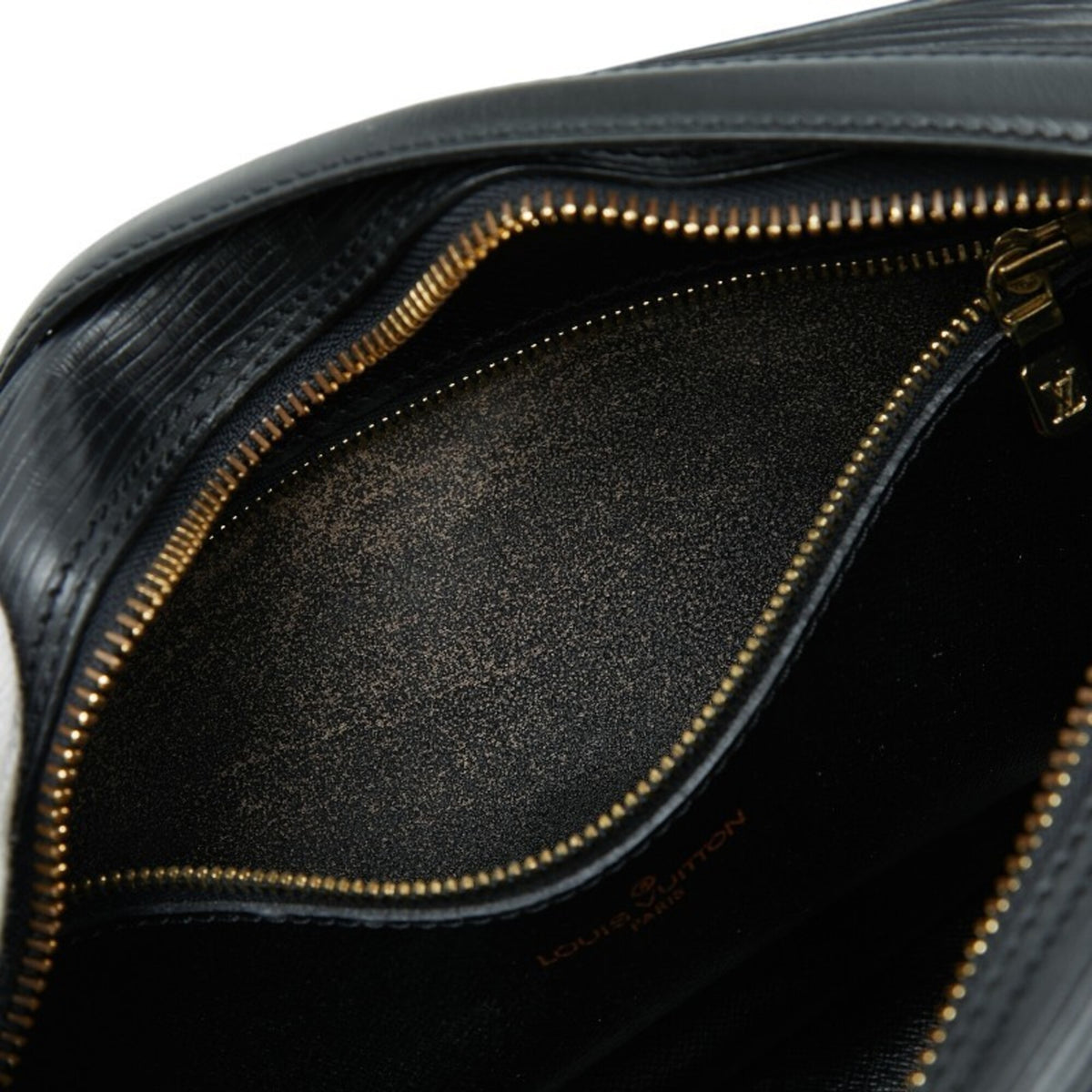 Louis Vuitton Black Noir Leather Shoulder Bag (Pre-Owned)