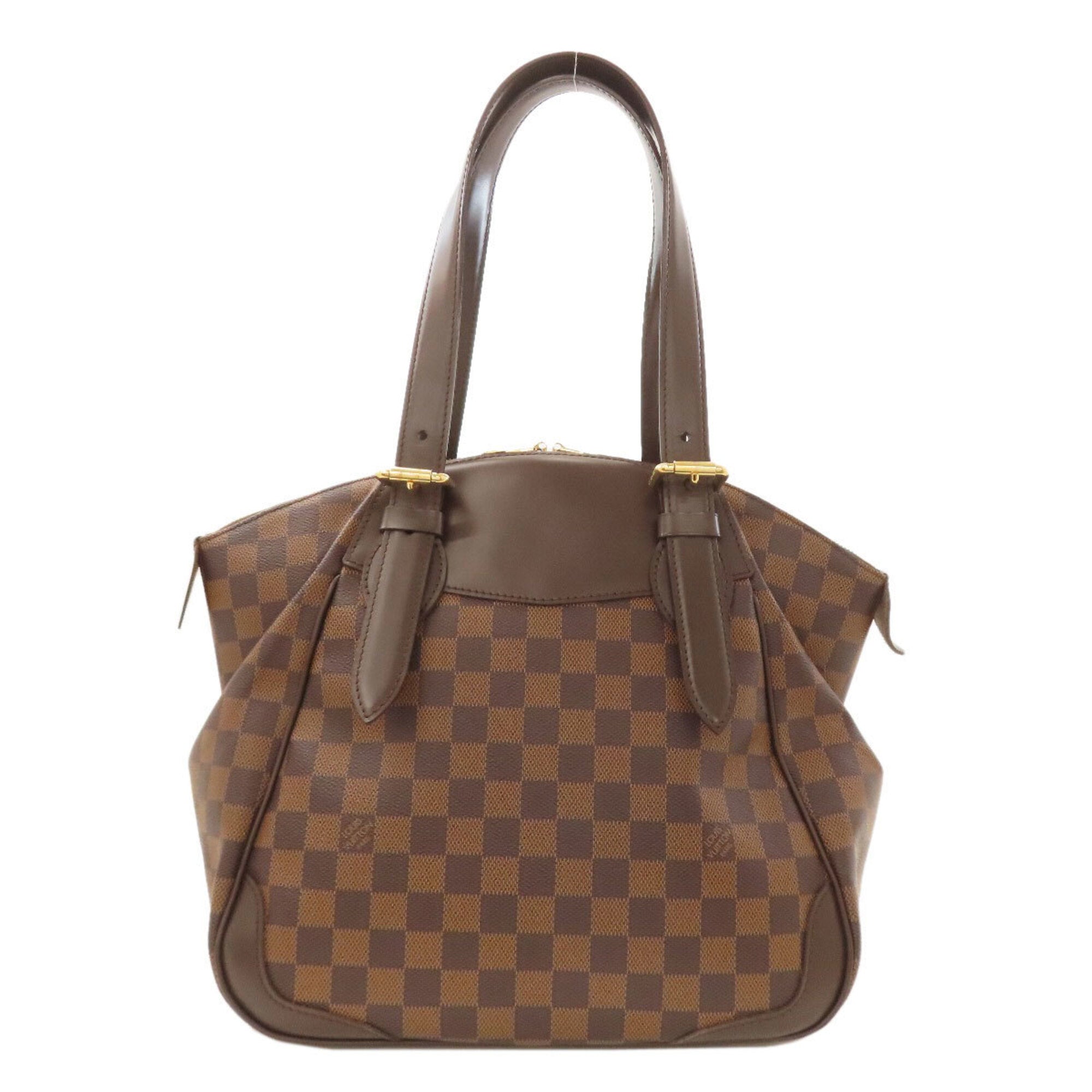 Louis Vuitton Damier Canvas Ebene Damier Canvas Tote Bag (Pre-Owned)